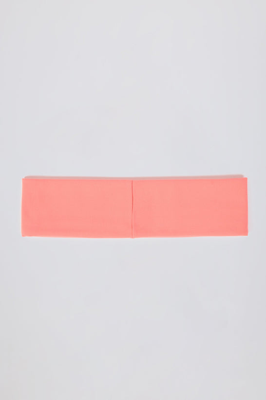 Soft Active Headband in Coral