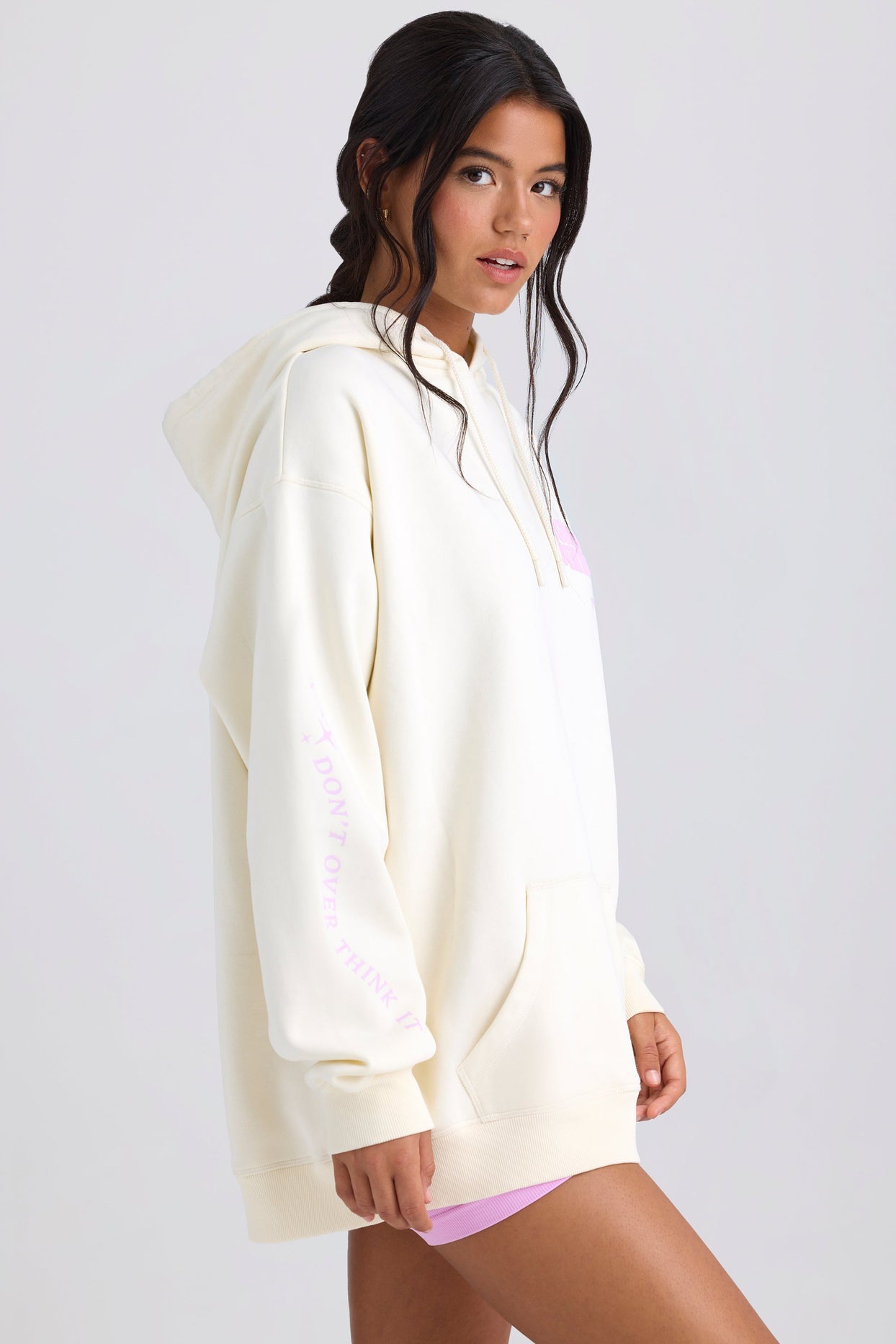 Oversized Hoodie in Eggshell