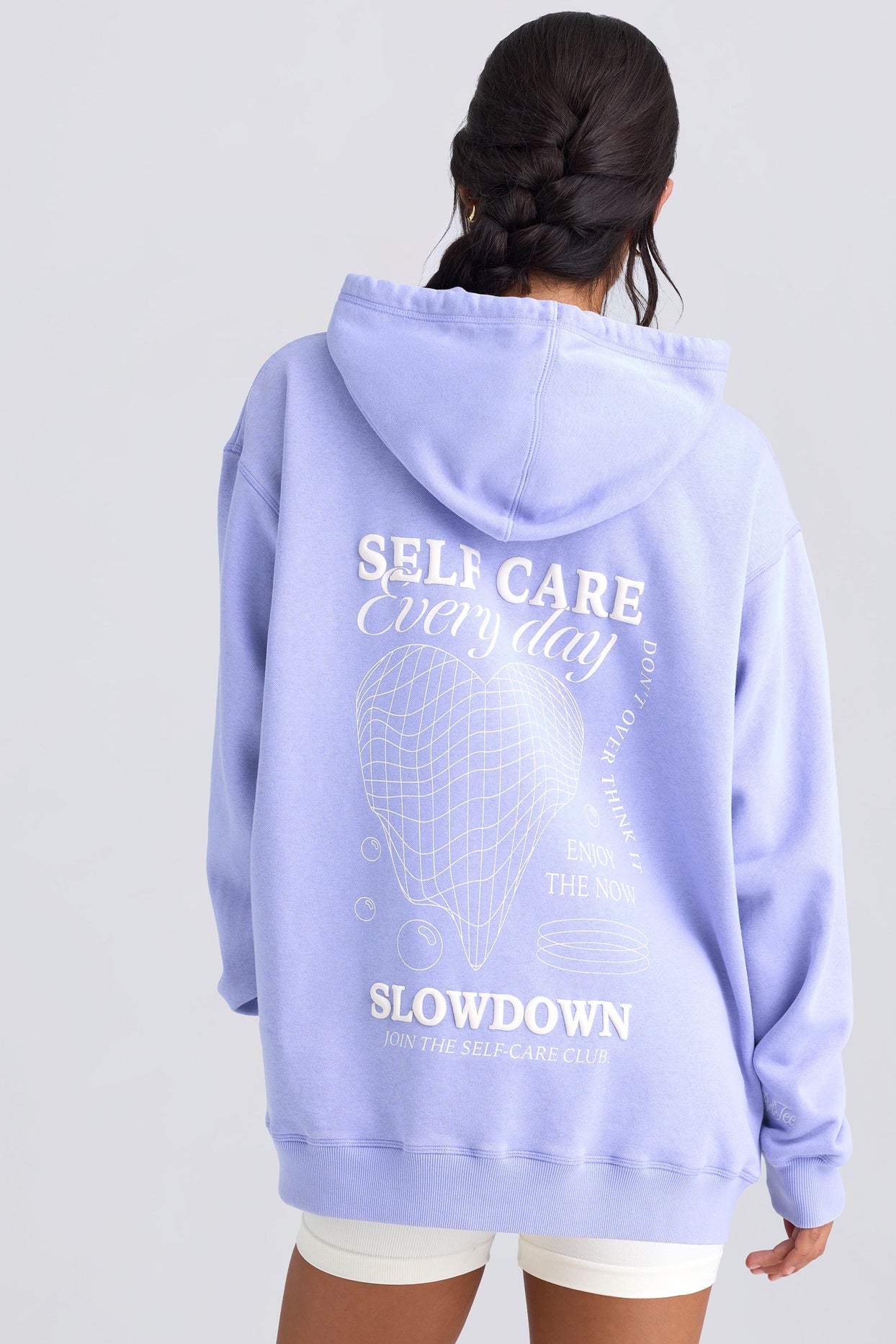 Oversized Hoodie in Periwinkle