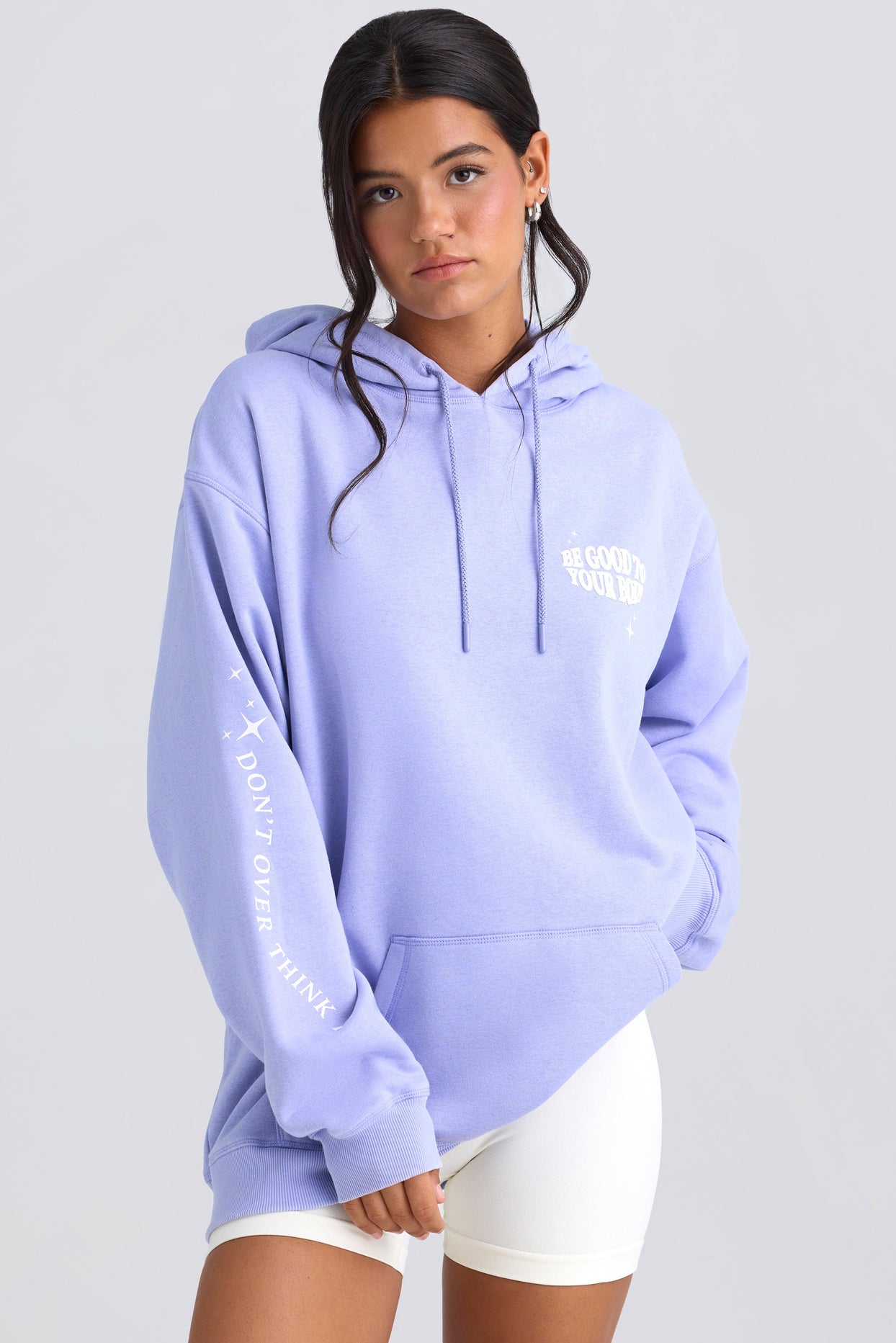 Oversized Hoodie in Periwinkle