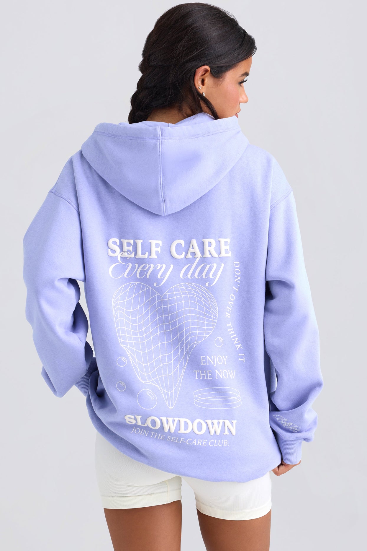 Oversized Hoodie in Periwinkle