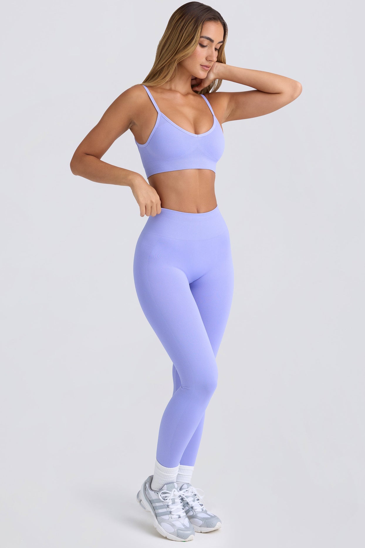 Petite Super Sculpt Seamless Leggings in Periwinkle