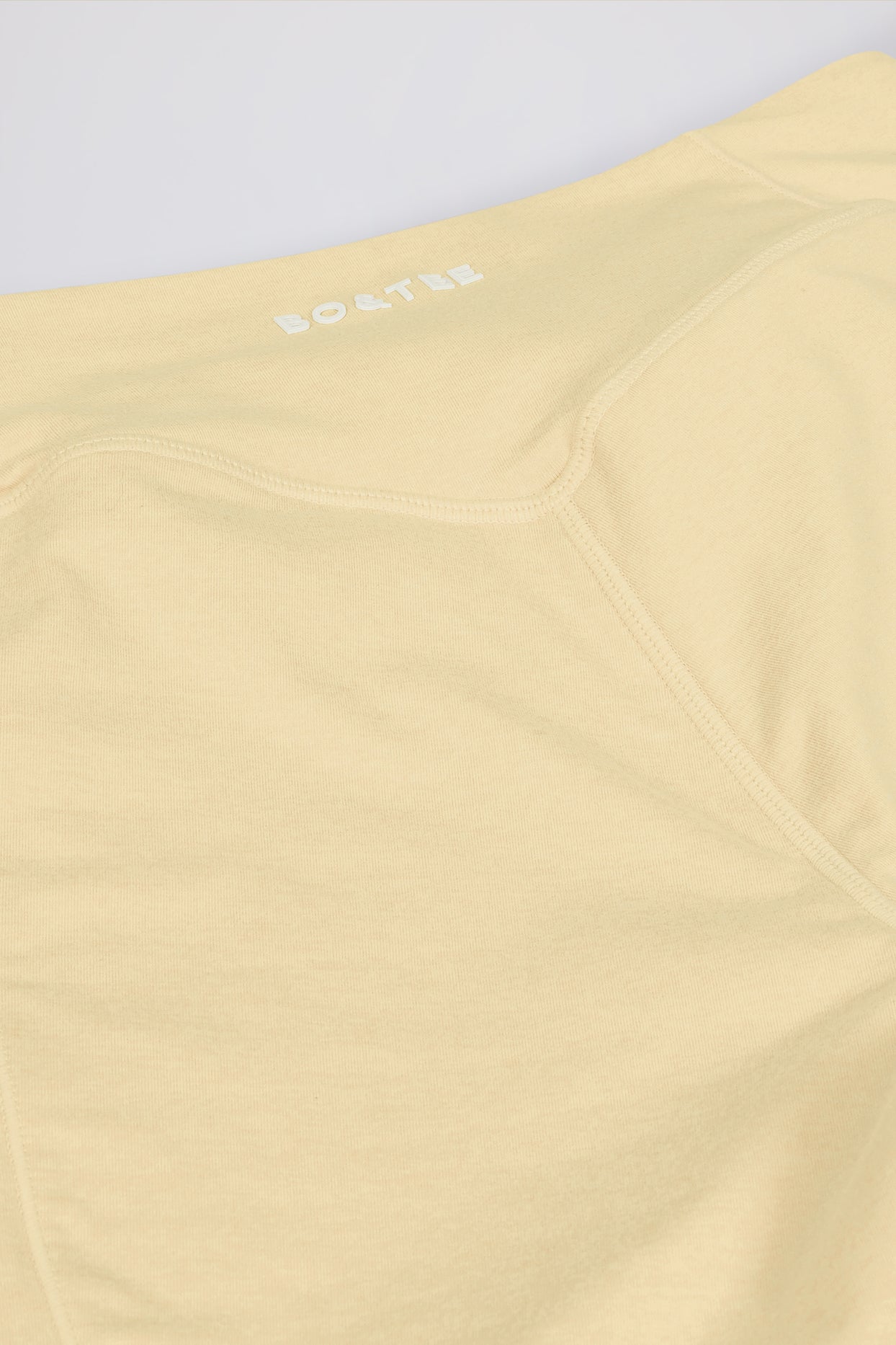 Brushed Jersey Ruched Mid-Rise Leggings in Lemon Marl - 7