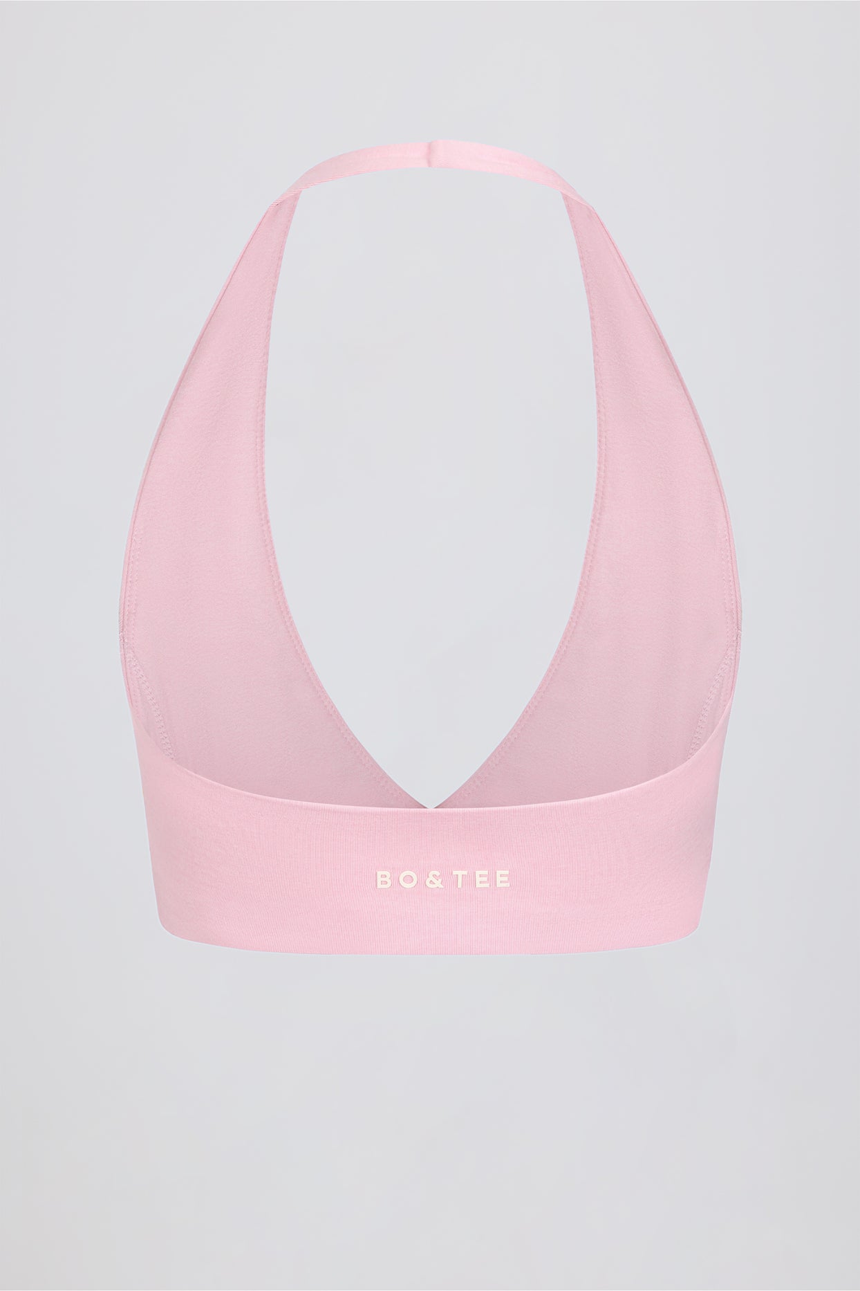 Brushed Jersey V-Neck Sports Bra in Bloom - 7