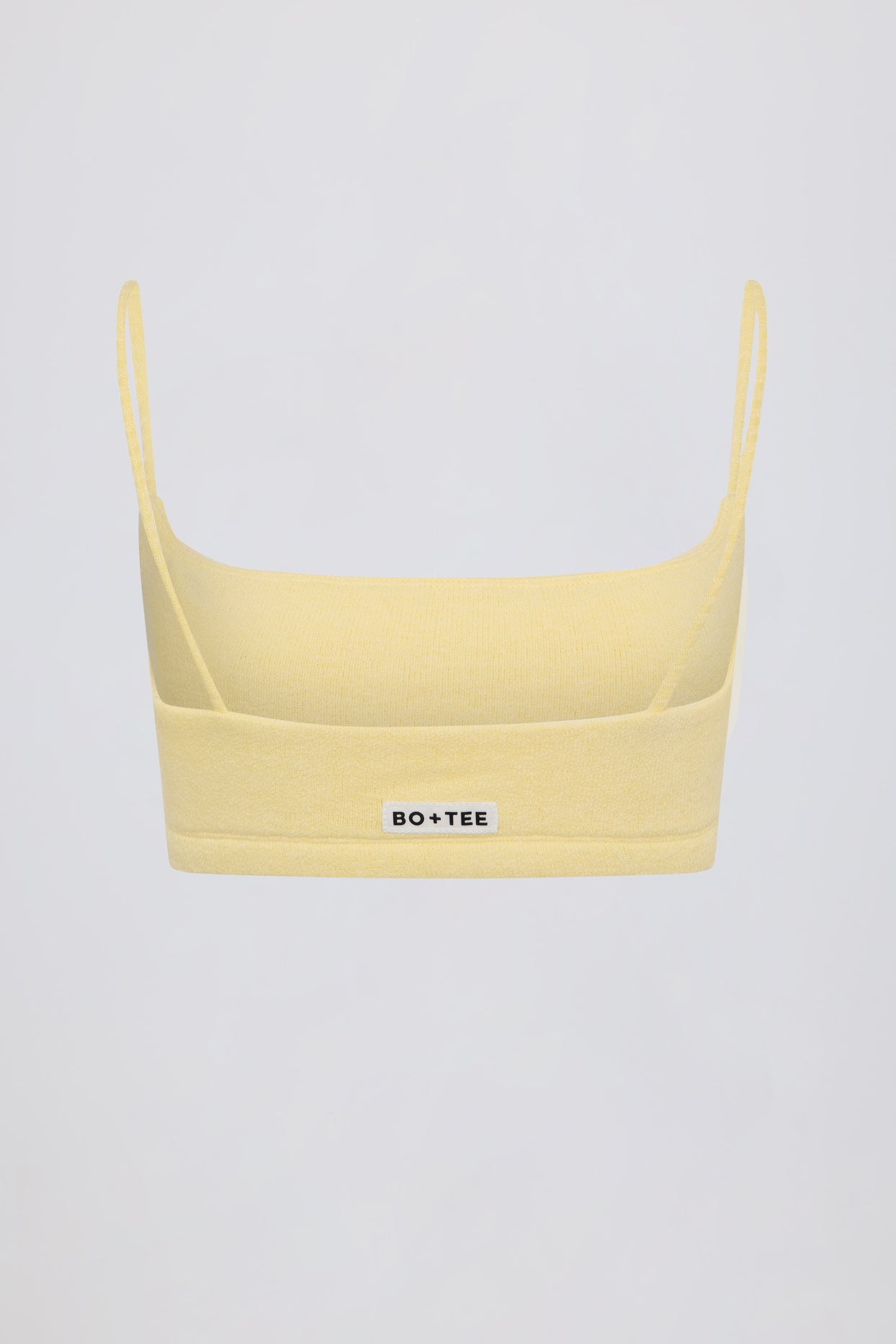 Square-Neck Bralette in Lemon - 5