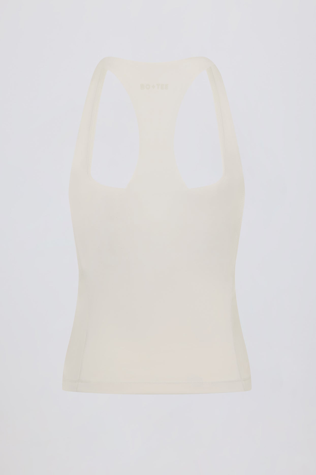 Soft Active Racerback Tank Top in Oat - 5