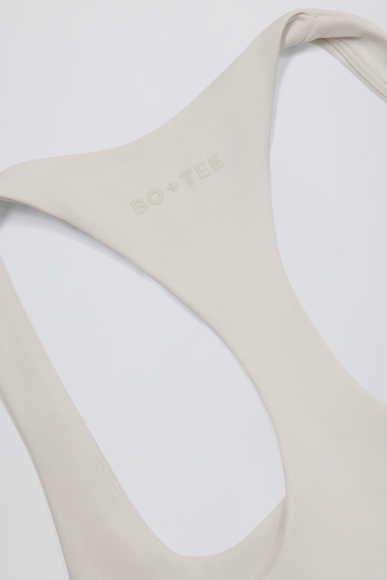 Soft Active Racerback Tank Top in Oat - 6