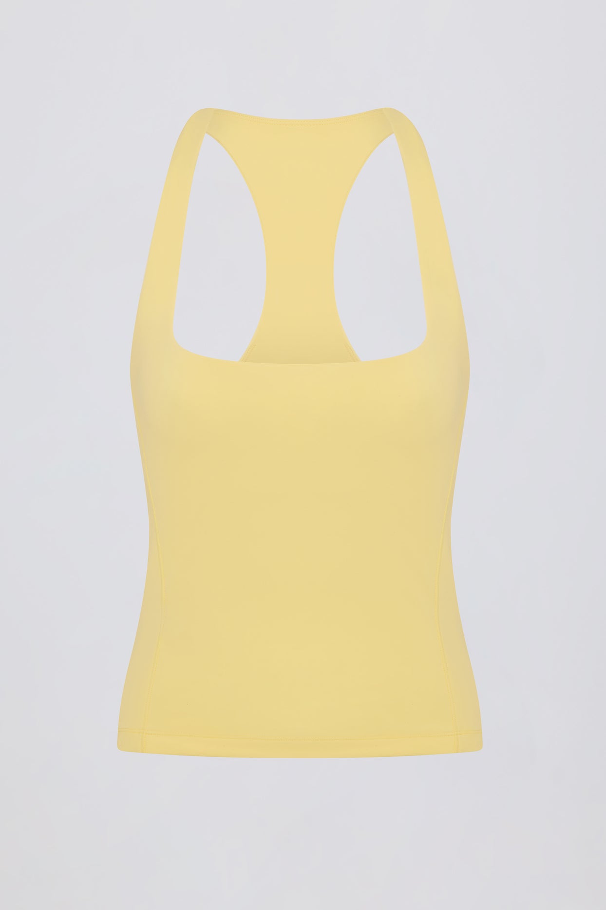 Soft Active Racerback Tank Top in Lemon - 2