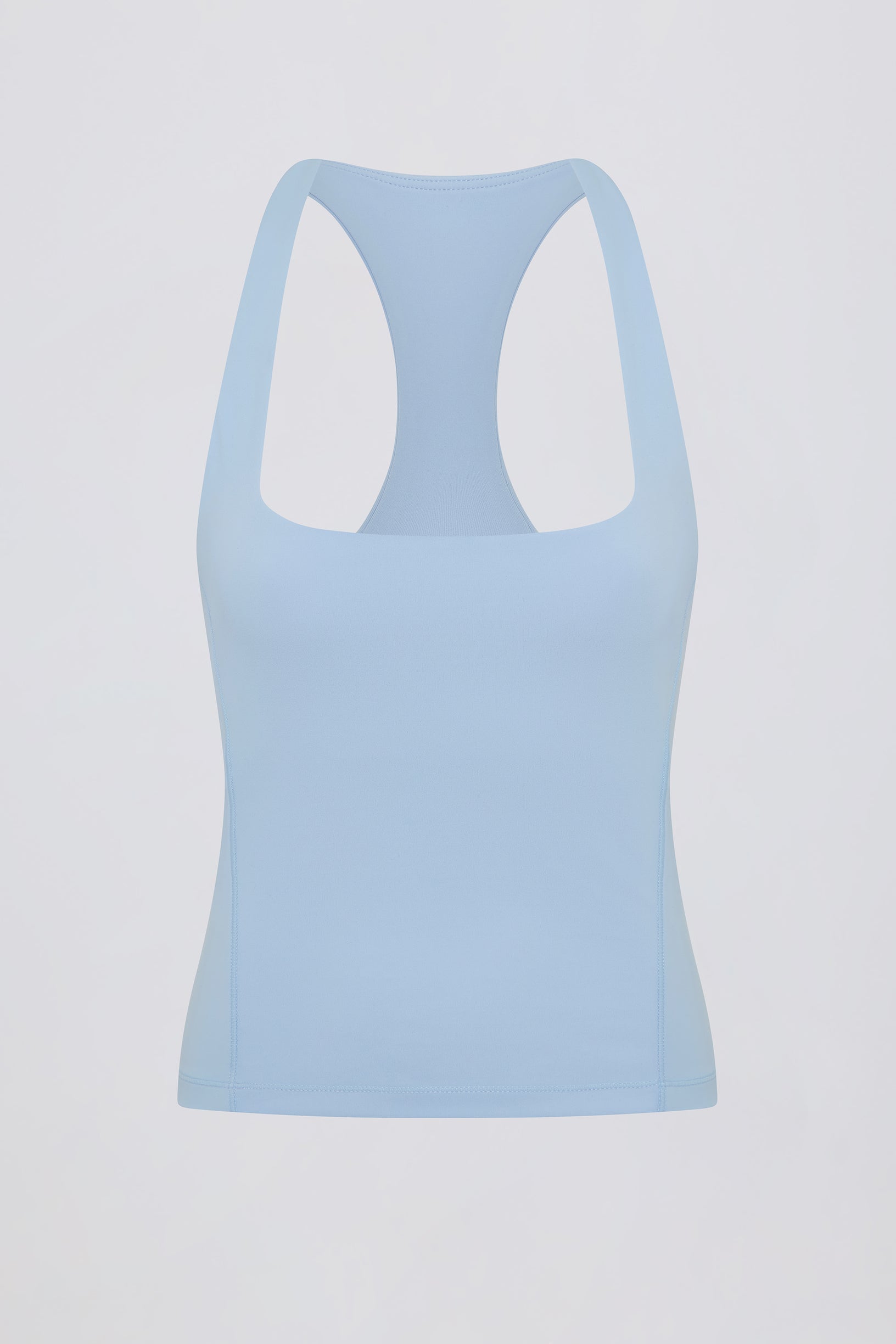 Soft Active Racerback Tank Top in Sky - 2