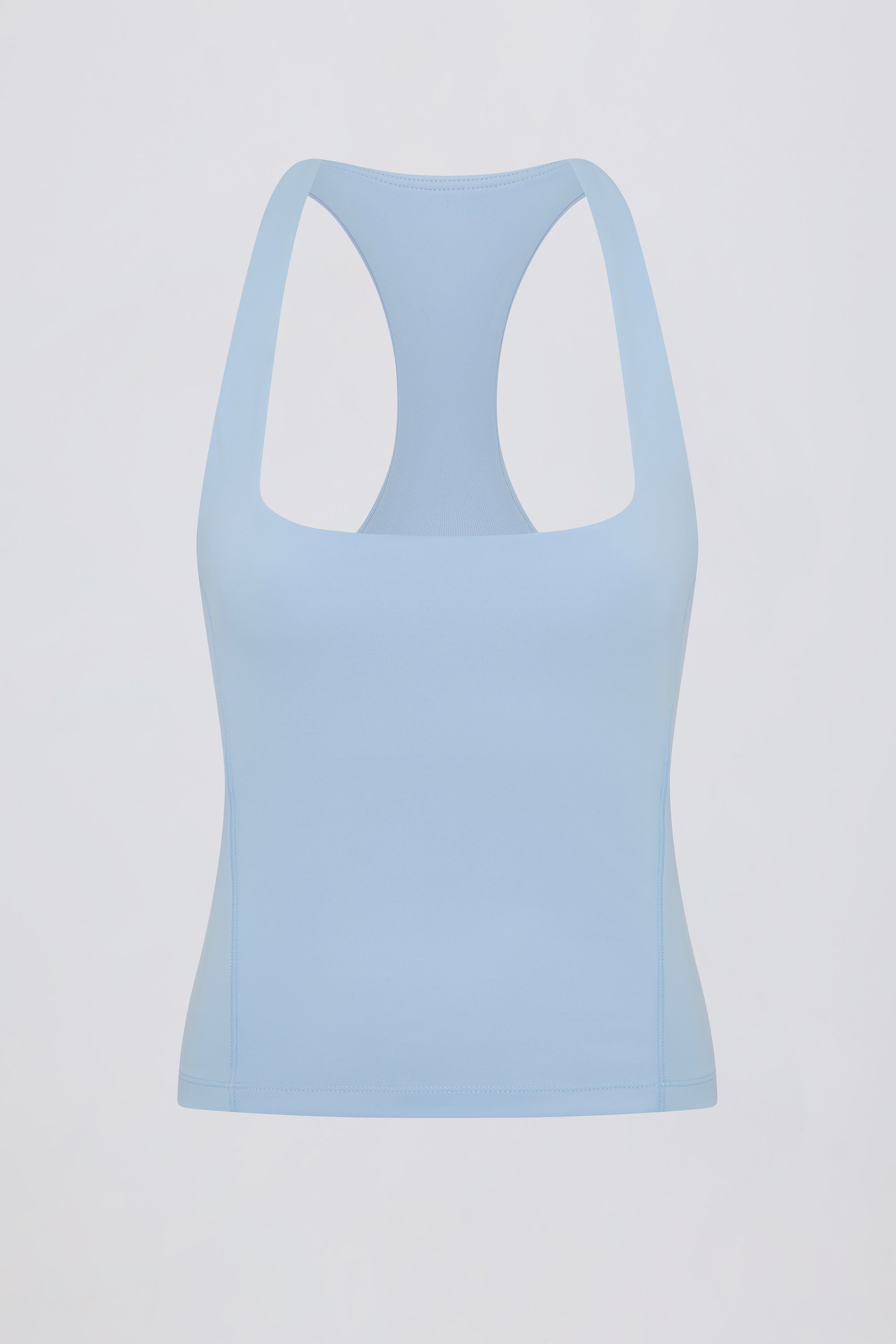 Soft Active Racerback Tank Top in Sky - 2