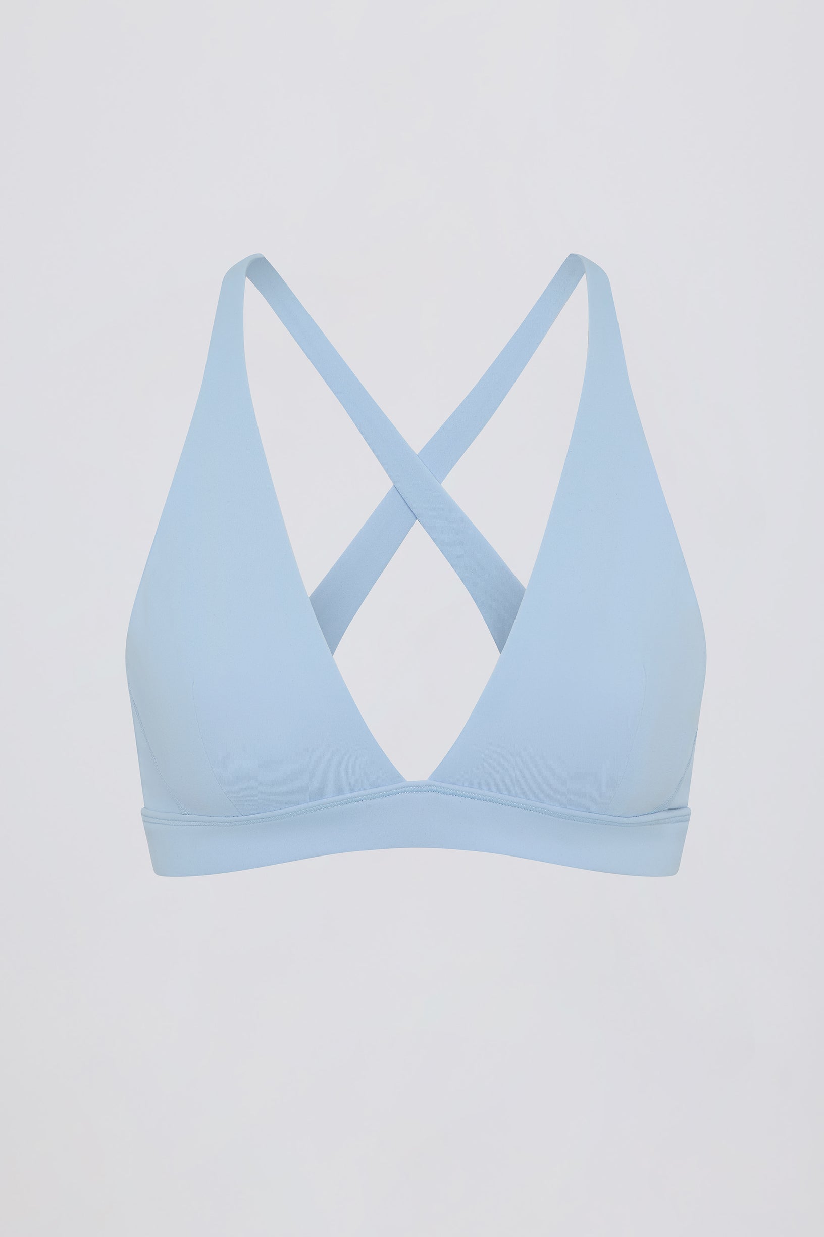Soft Active Cross-Back Sports Bra in Sky - 2