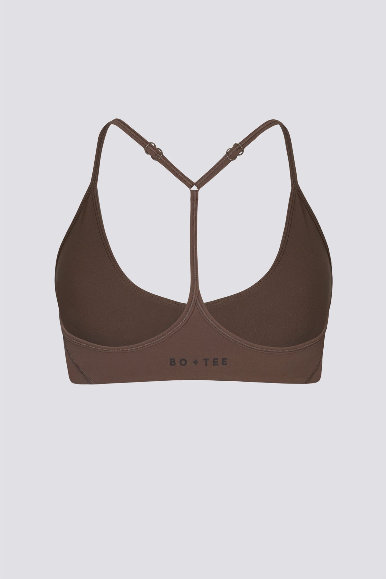 Soft Active Racerback Sports Bra in Cocoa - 4