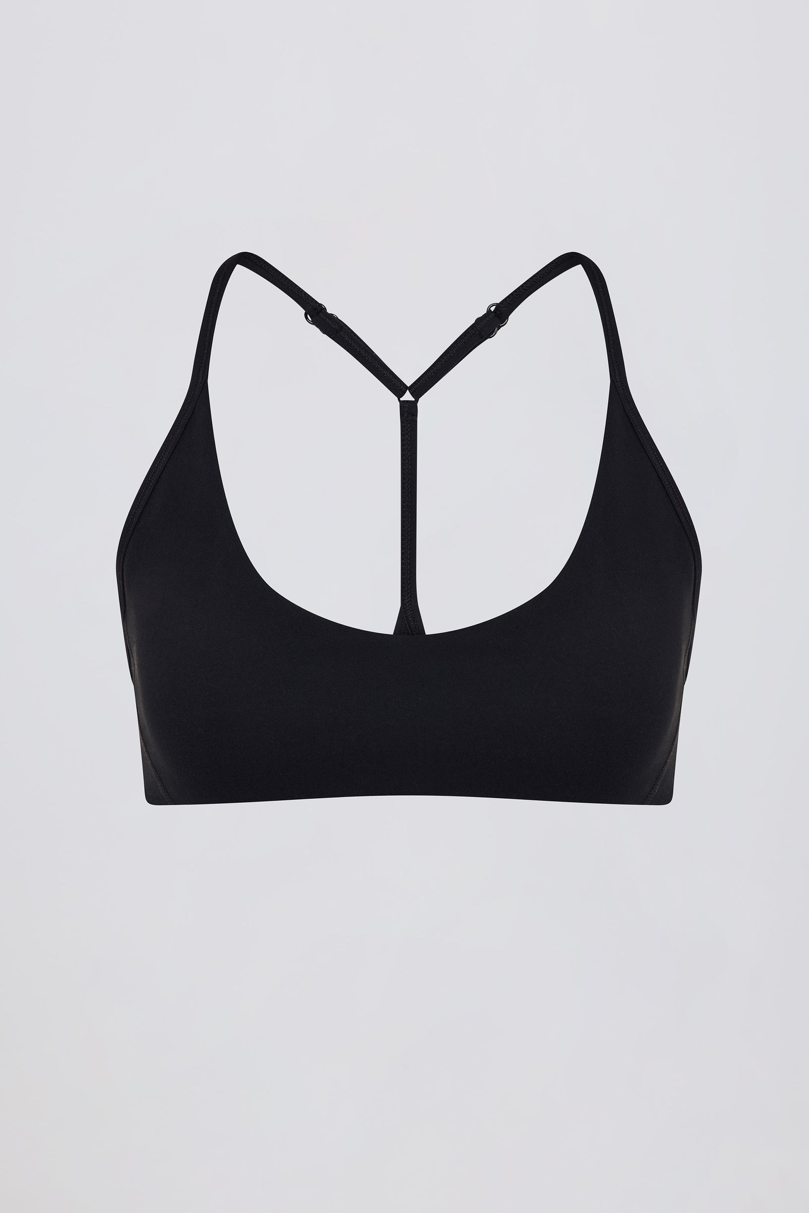 Soft Active Racerback Sports Bra in Black - 2
