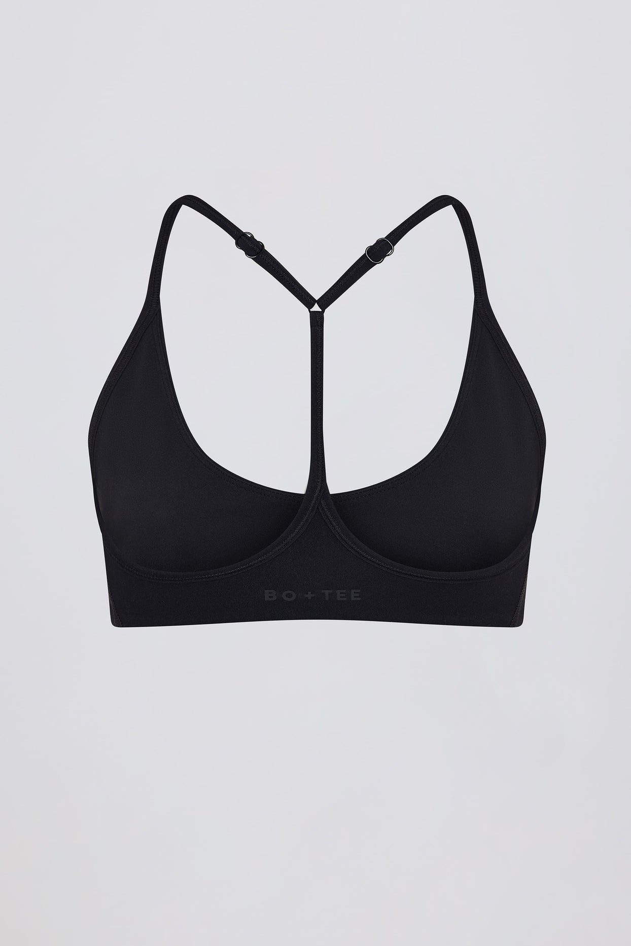 Soft Active Racerback Sports Bra in Black - 4