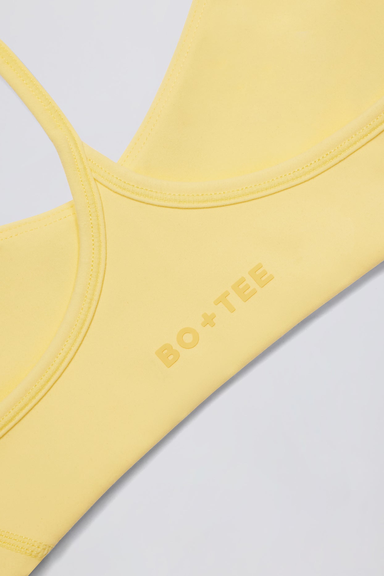 Soft Active Racerback Sports Bra in Lemon - 6