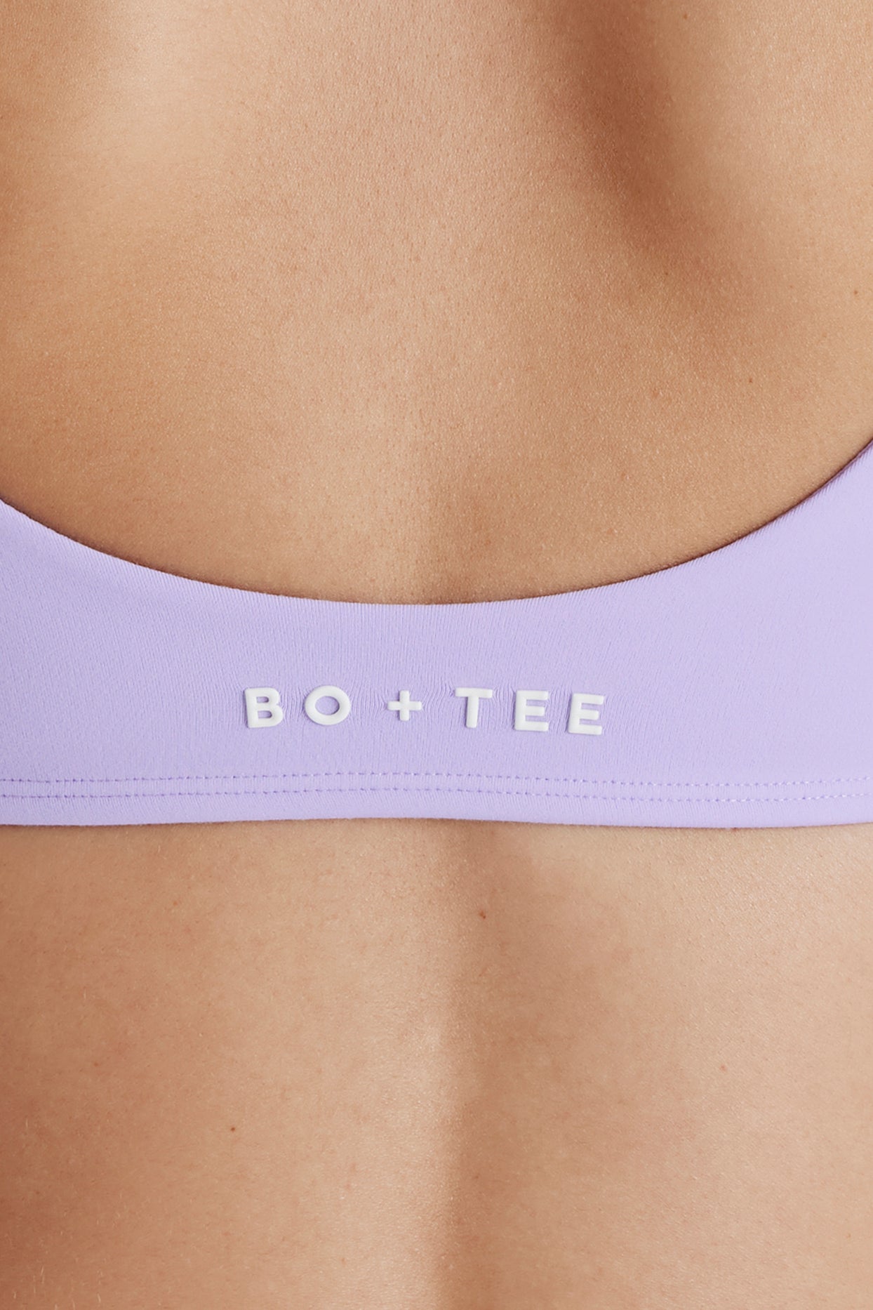 Soft Active Twist-Front Sports Bra in Lavender - 5