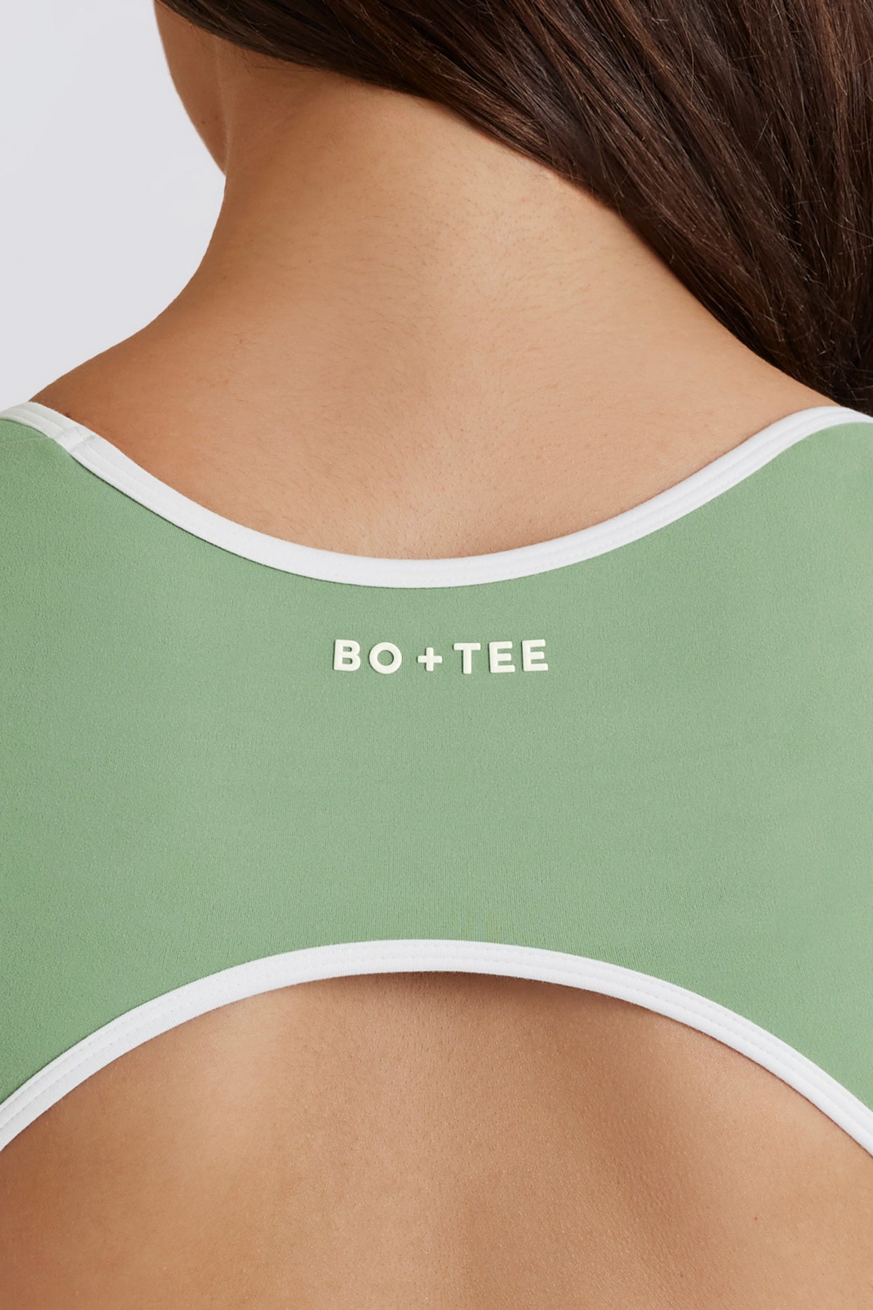 Soft Active Open-Back Unitard in Jade - 5