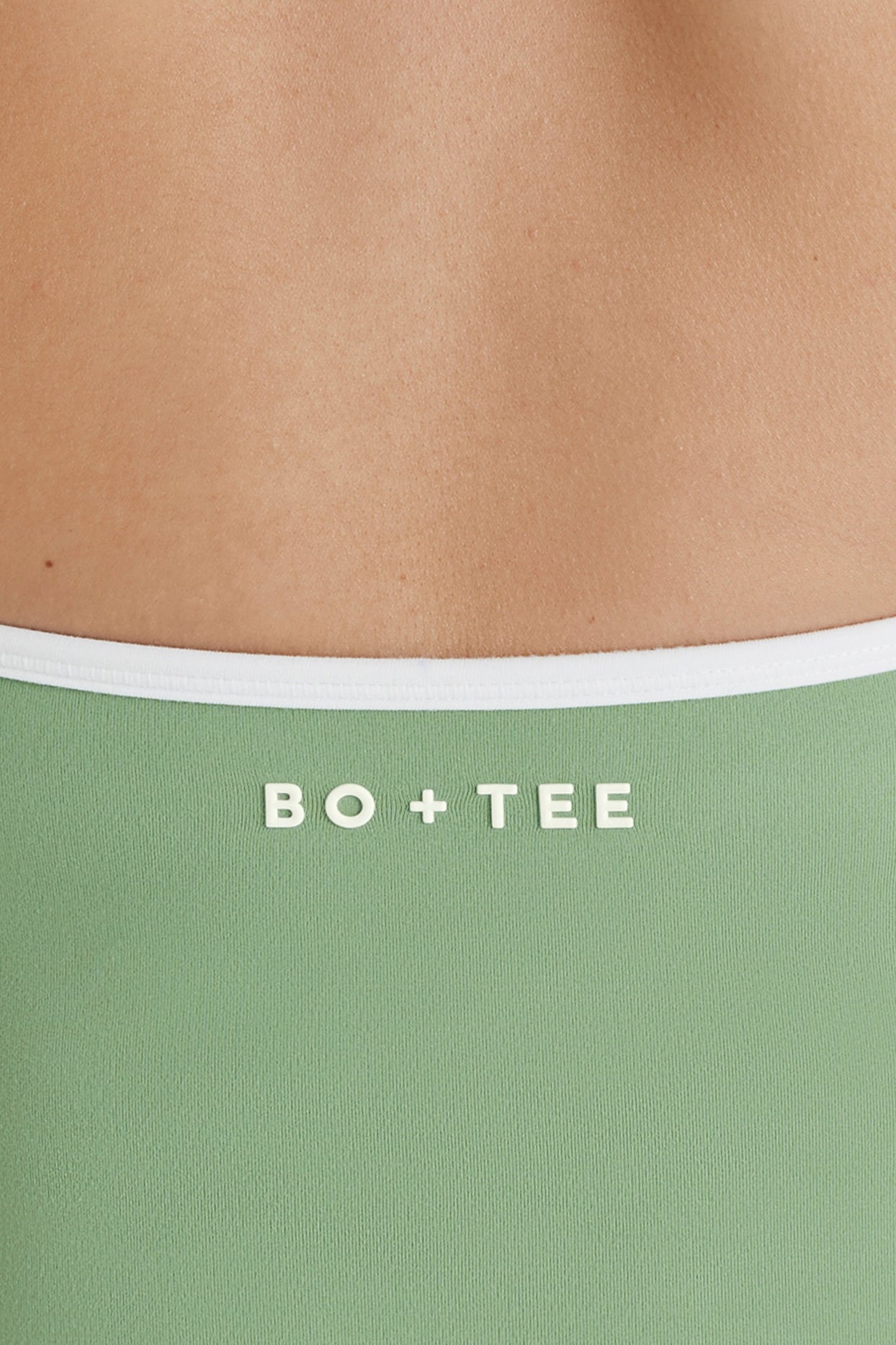 Soft Active V-Neck Halterneck Top in Green - 5