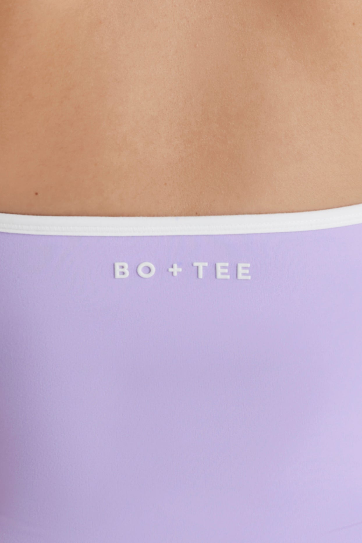 Soft Active V-Neck Halterneck Top in Lilac - 5