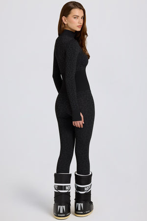 Thermal Base-Layer Jumpsuit in Black