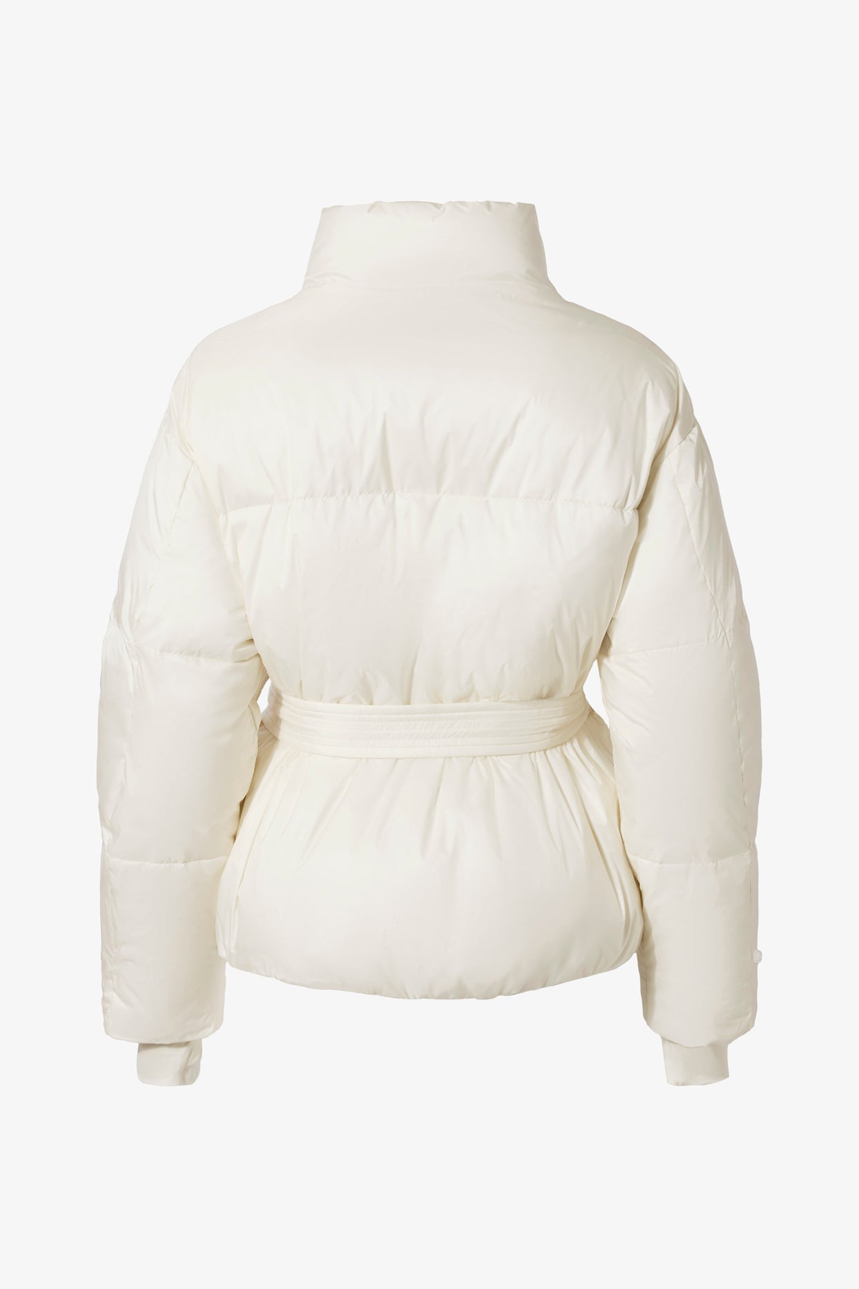Waterproof Belted Oversized Ski Jacket in Ice - 5