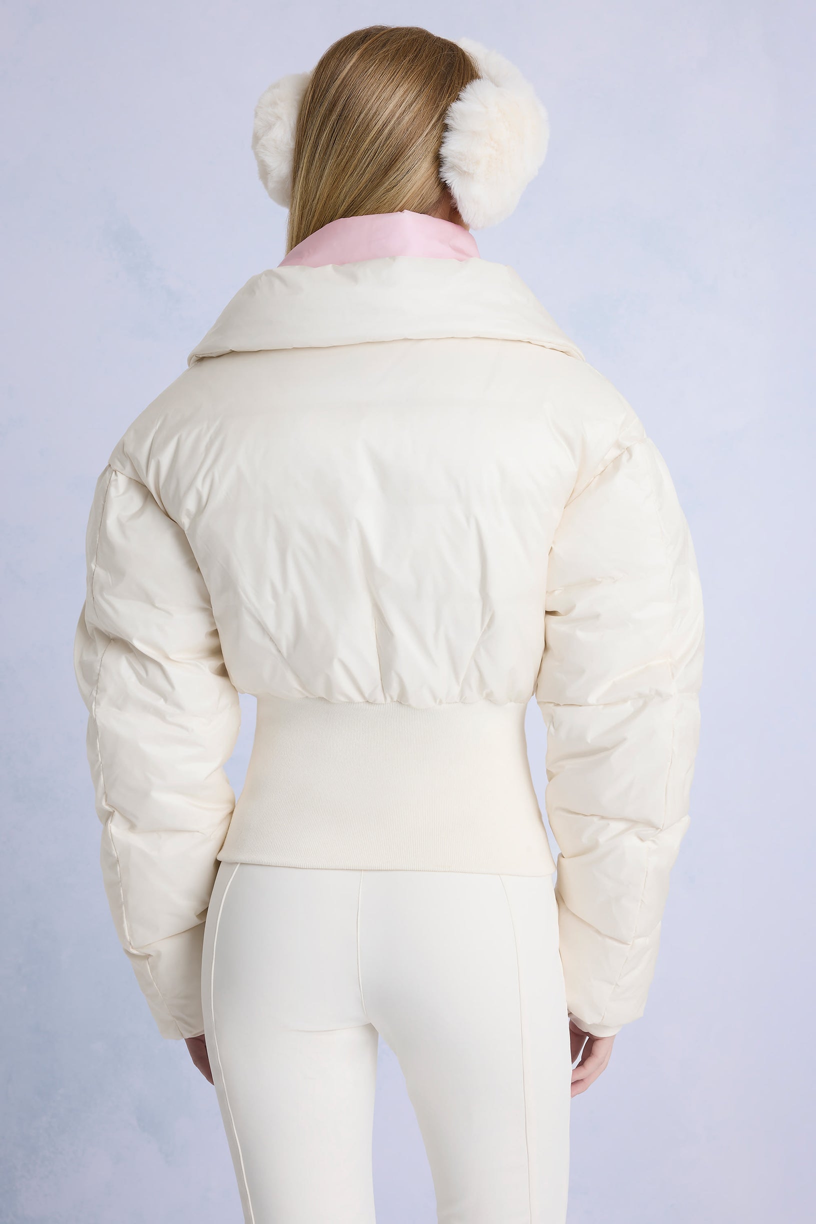 Waterproof Layered Ski Jacket in Ice - 2
