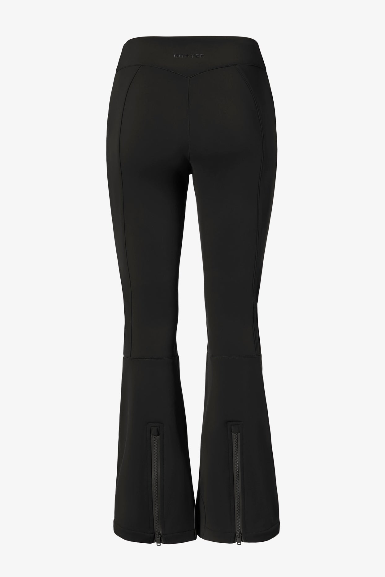 Waterproof Belted Ski Salopettes in Black - 5