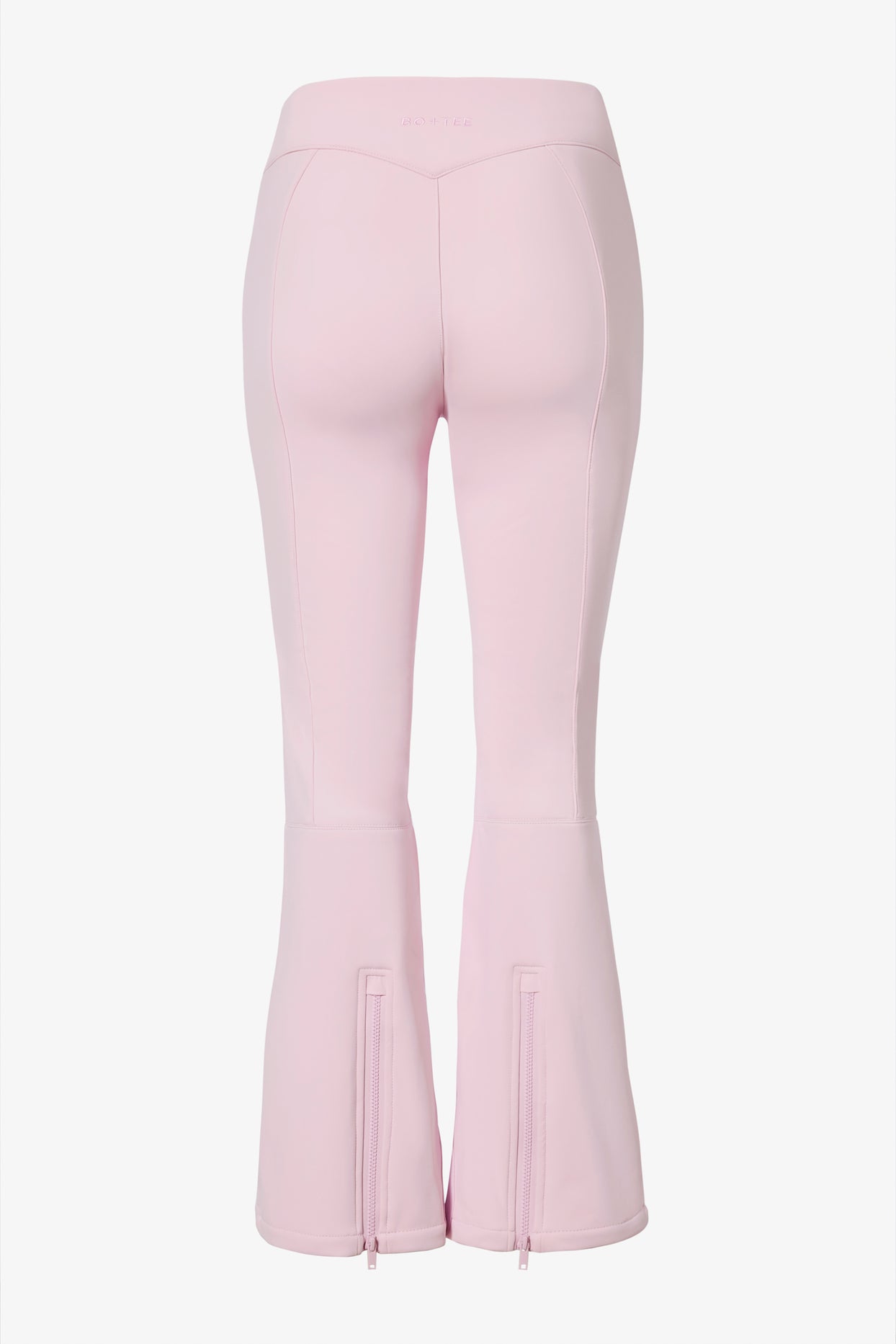 Waterproof Belted Ski Salopettes in Powder Pink - 4