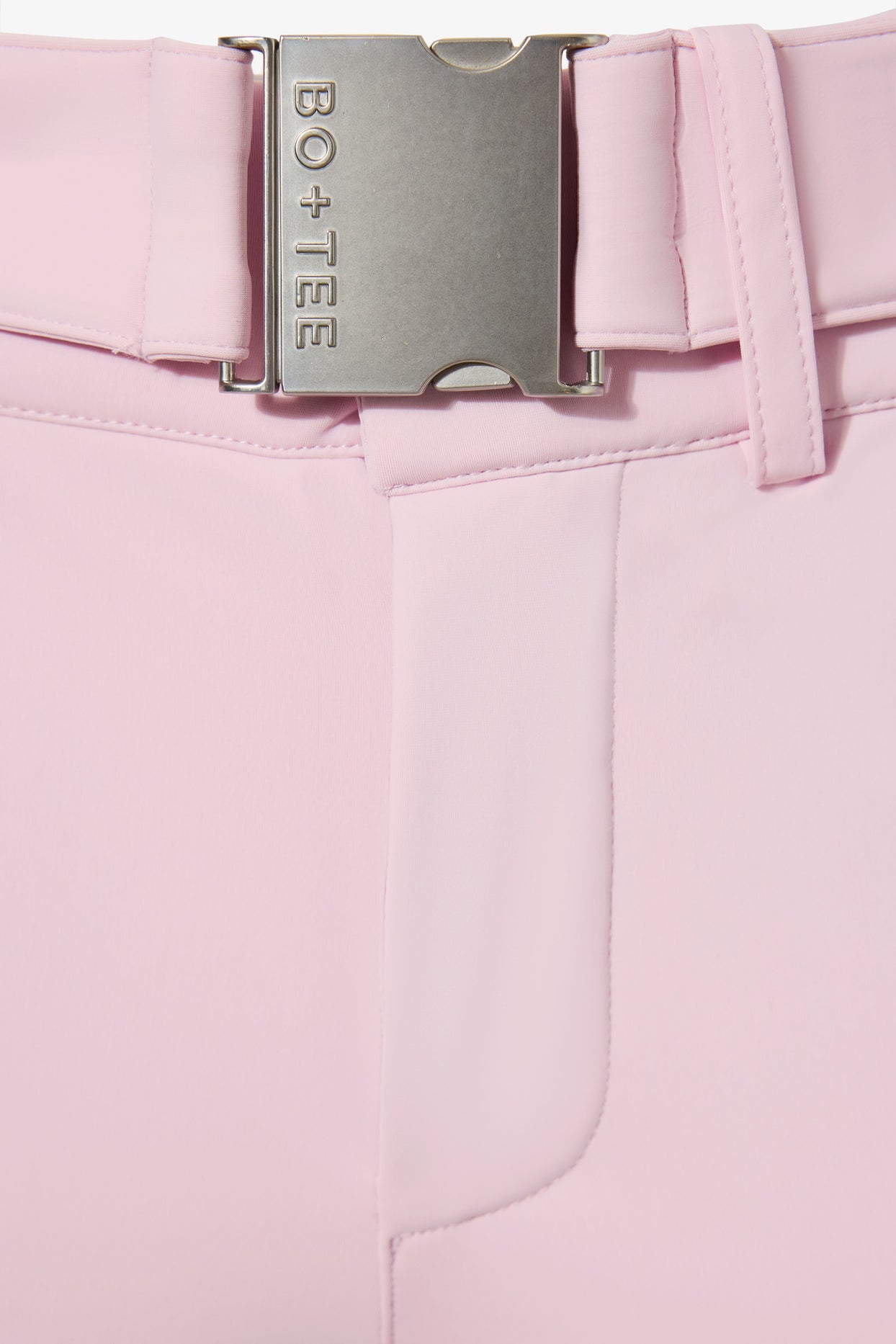 Waterproof Belted Ski Salopettes in Powder Pink - 5