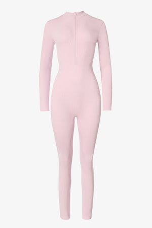 Thermal Base-Layer Jumpsuit in Powder Pink