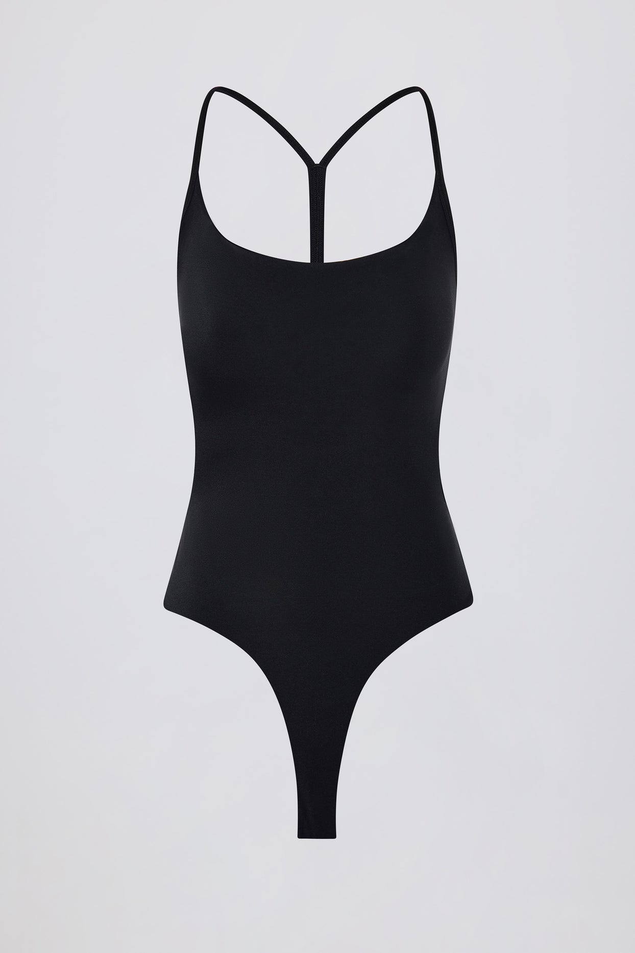 Cut-Out Bodysuit in Black - 4