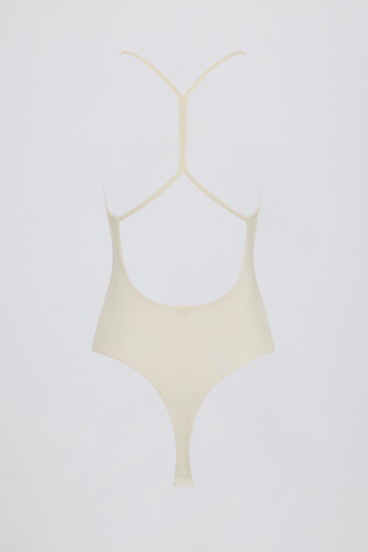 Cut-Out Bodysuit in Oat - 5