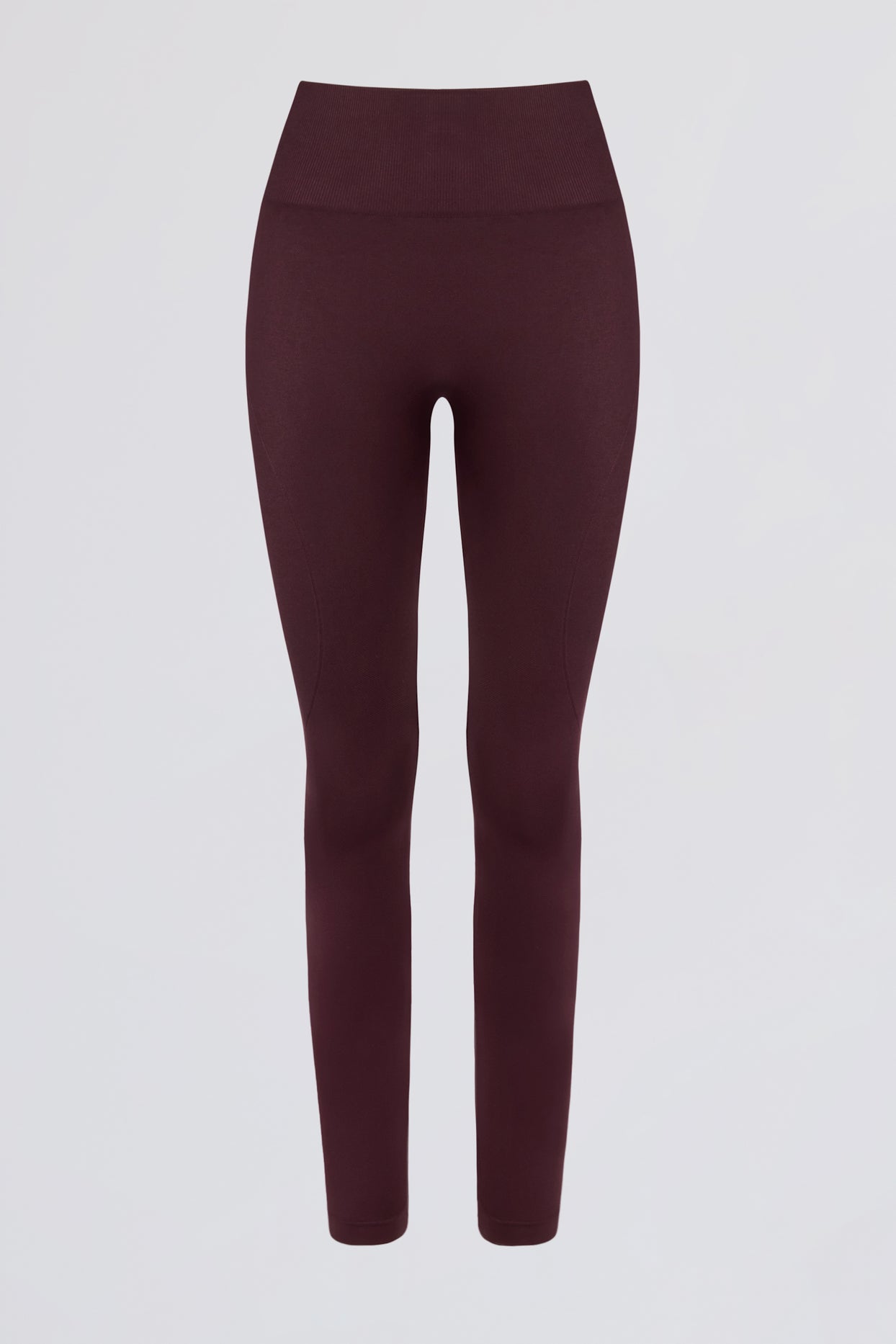 Super Sculpt Seamless High-Waist Leggings in Burgundy - 3