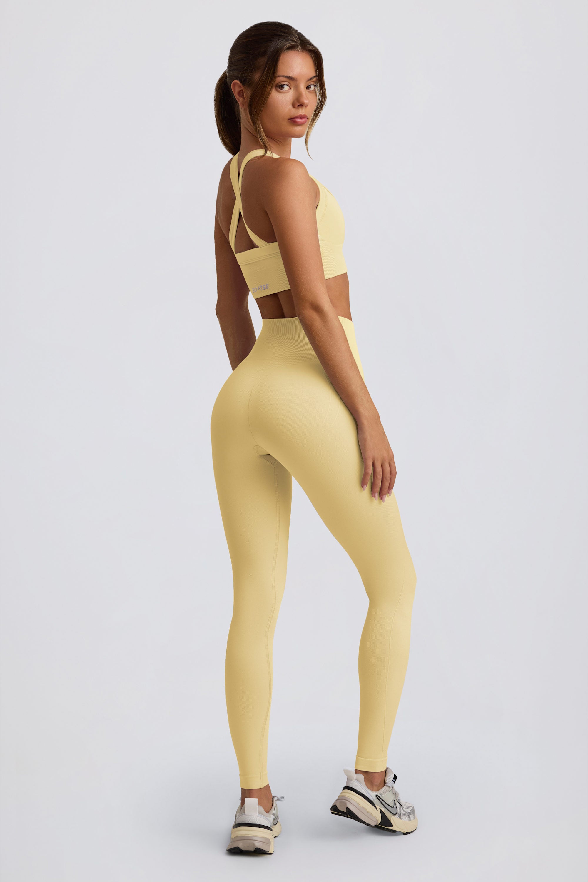 Super Sculpt Seamless High-Waist Leggings in Butter - 2