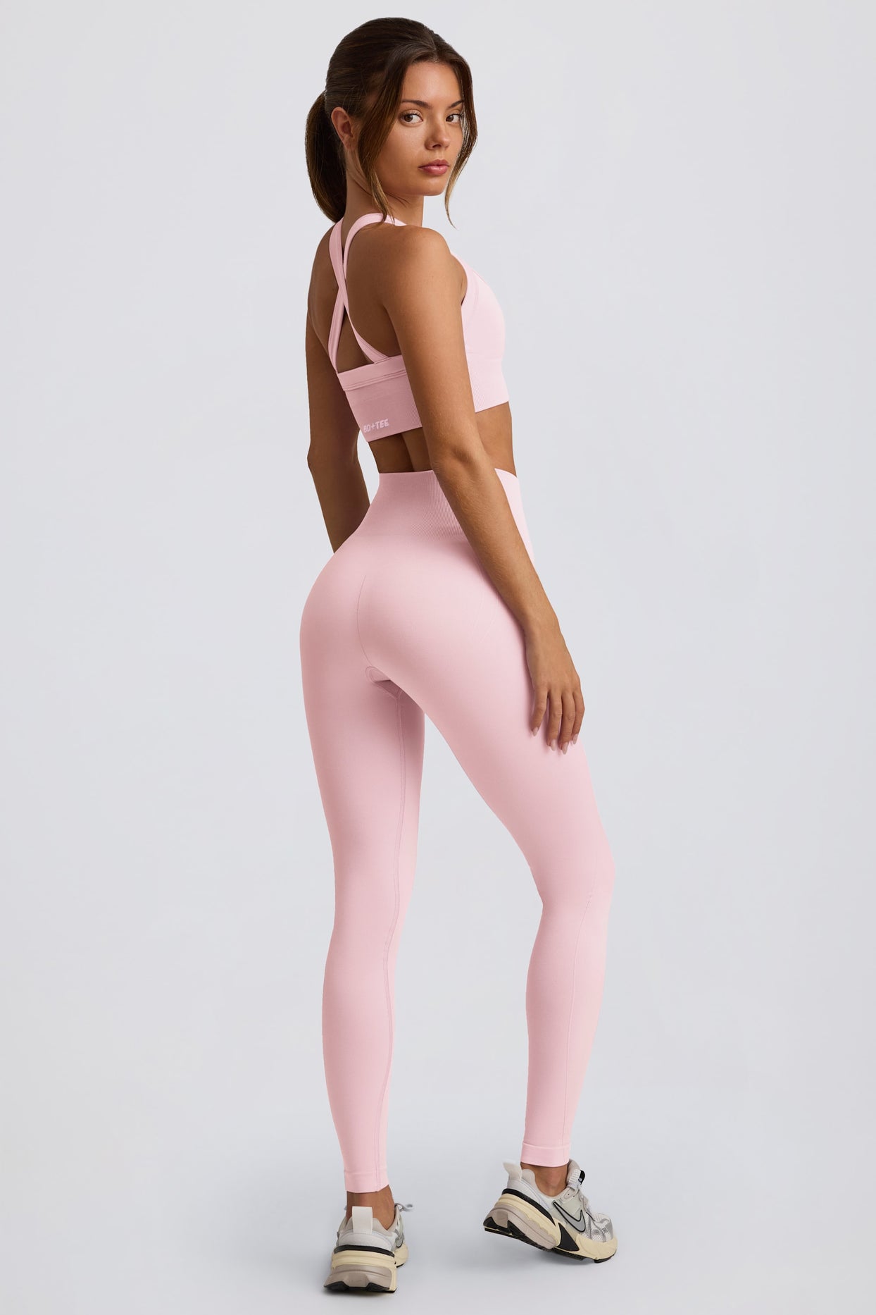 Super Sculpt Seamless High-Waist Leggings in Soft Pink - 2