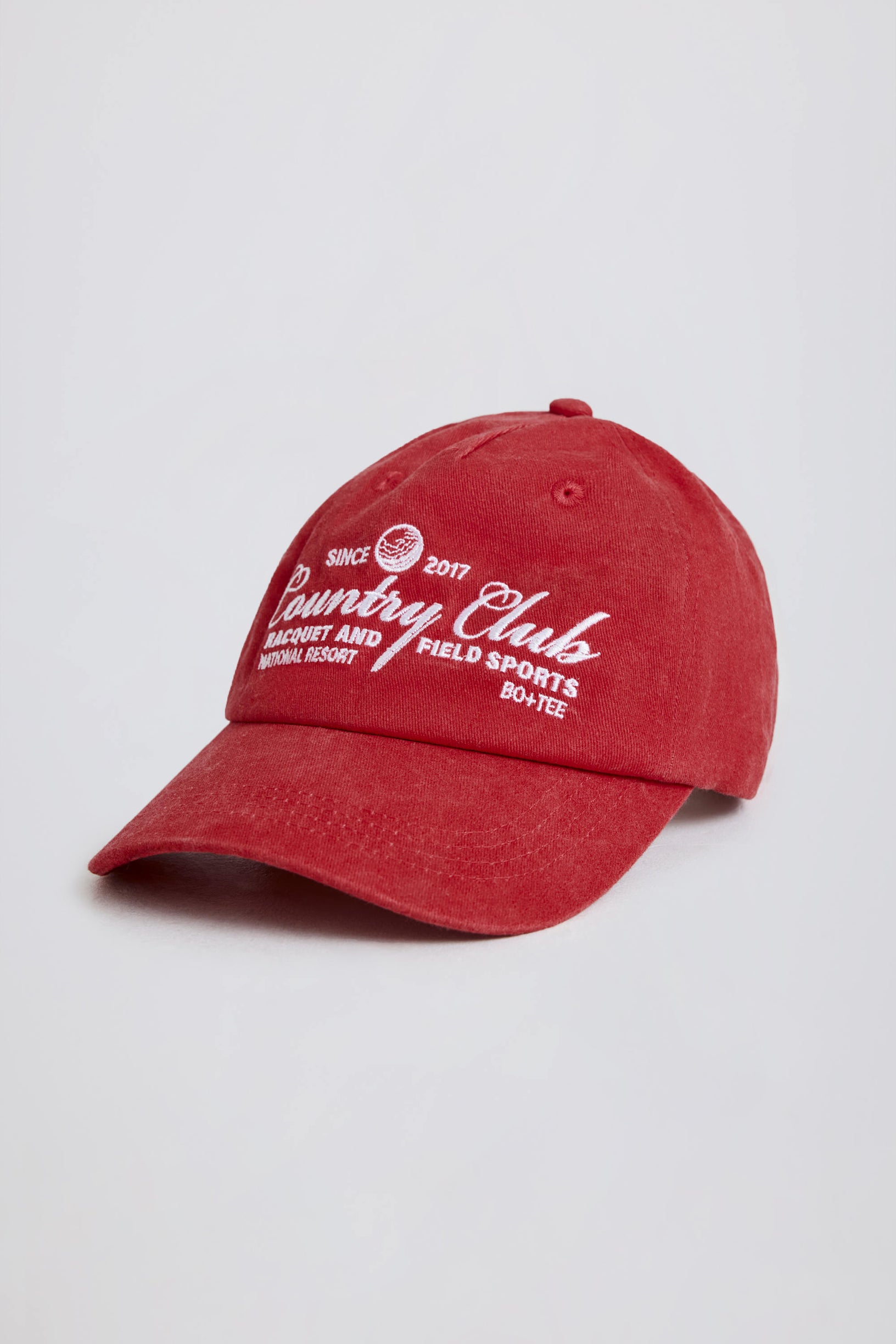 Baseball Cap in Dark Red - 1