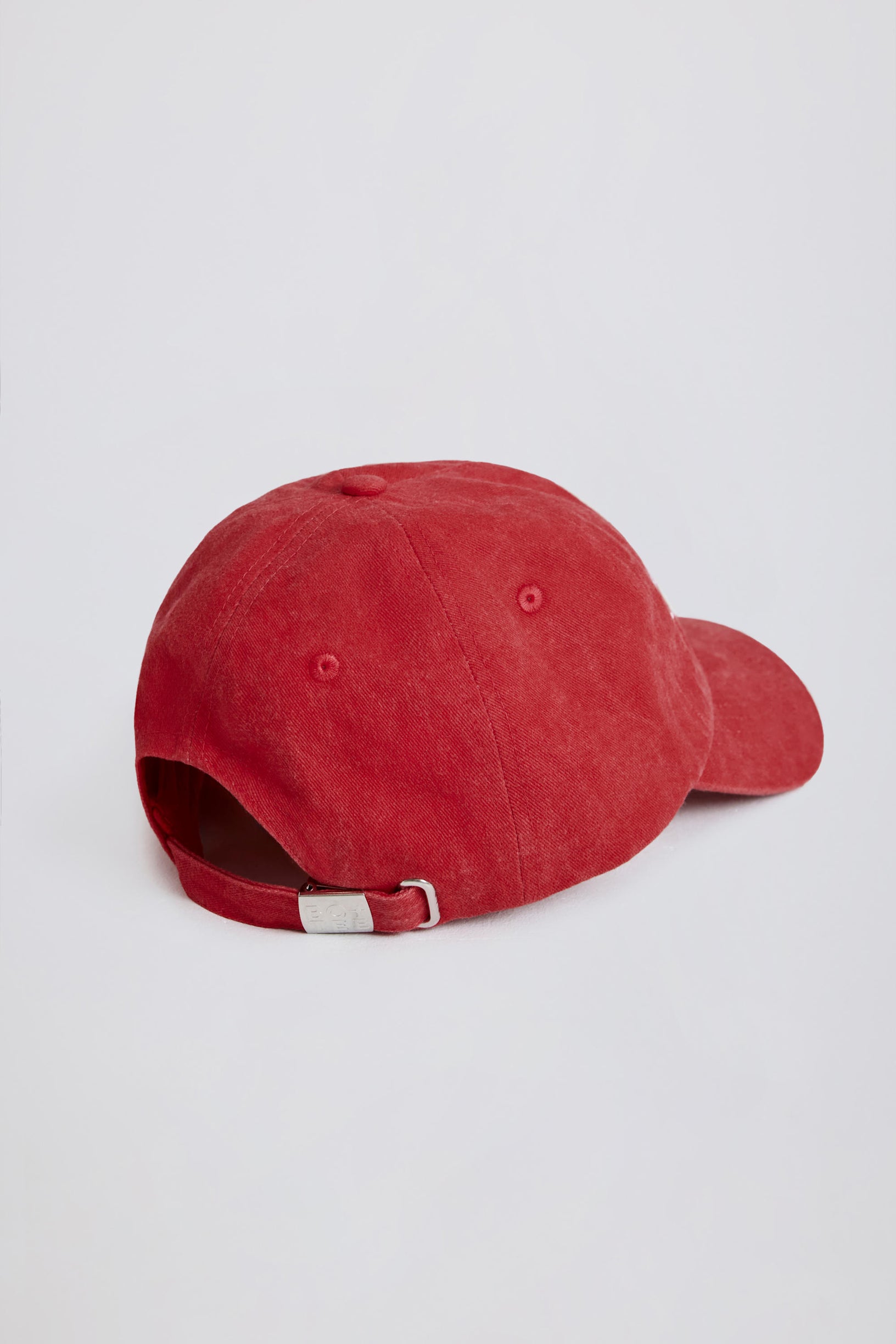 Baseball Cap in Dark Red - 2
