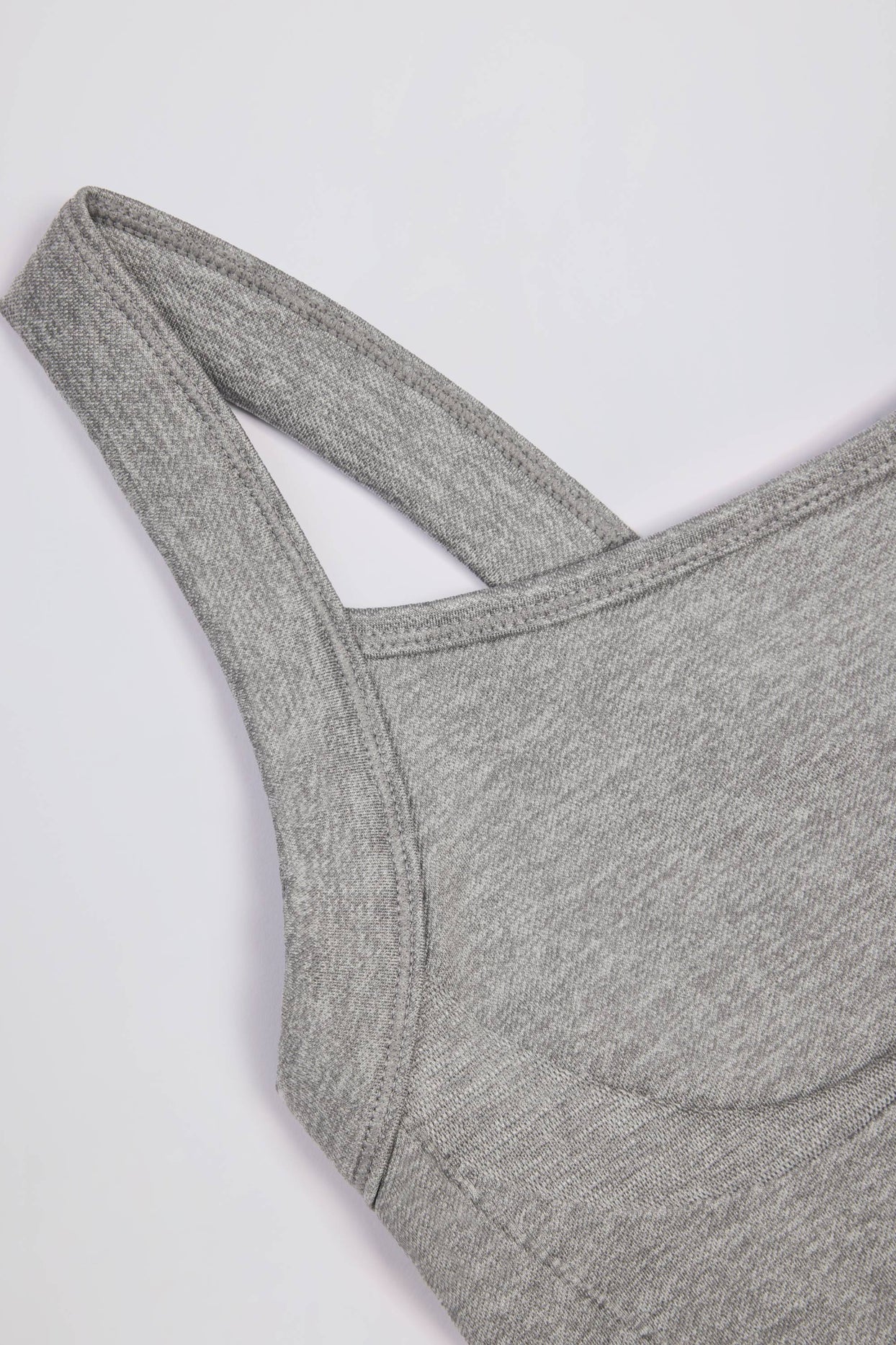Super Sculpt Seamless Longline Camisole Top in Grey Marl - 5