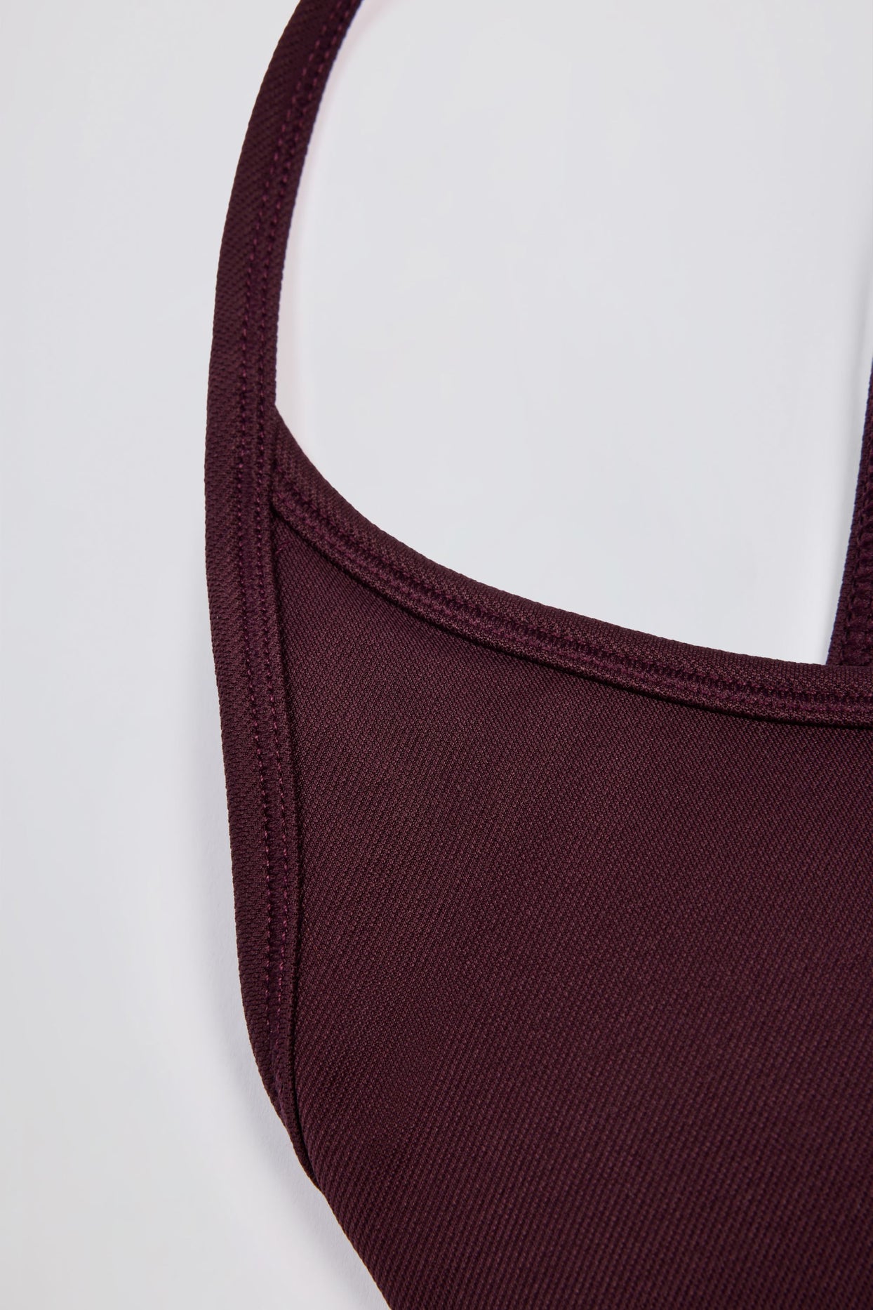 Super Sculpt Seamless Backless Sports Bra in Burgundy - 6