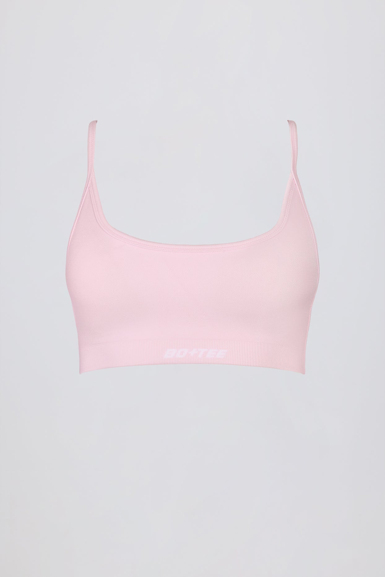 Super Sculpt Seamless Backless Sports Bra in Powder Pink - 3