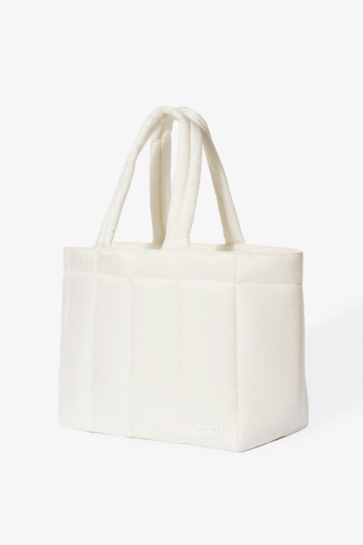 Waterproof Puffer Tote Bag in Ice - 3