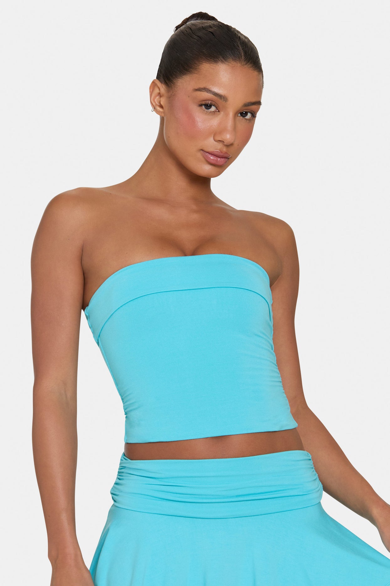 ButterCloud™ Tube Top in Aqua - 1