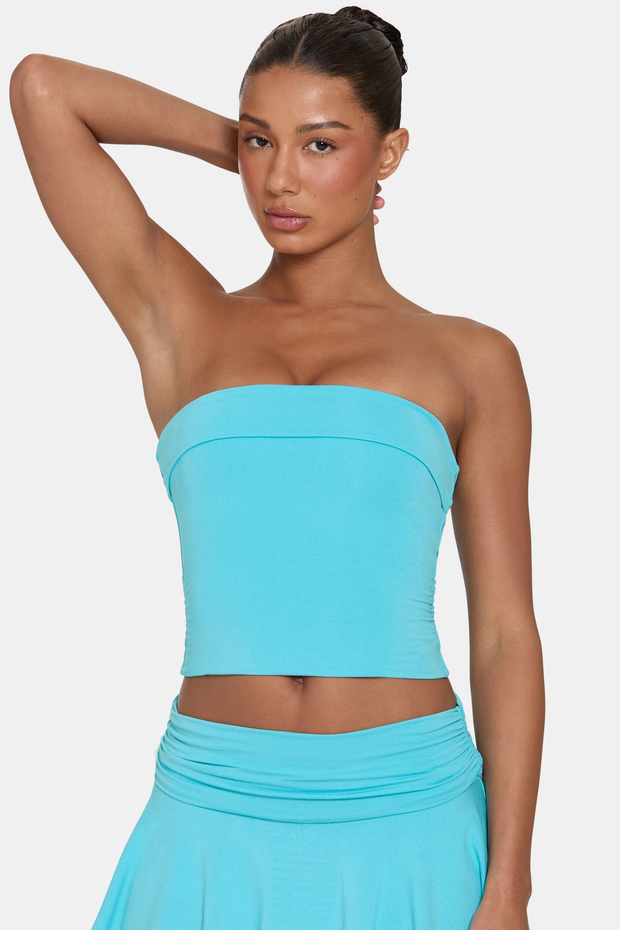 ButterCloud™ Tube Top in Aqua - 4