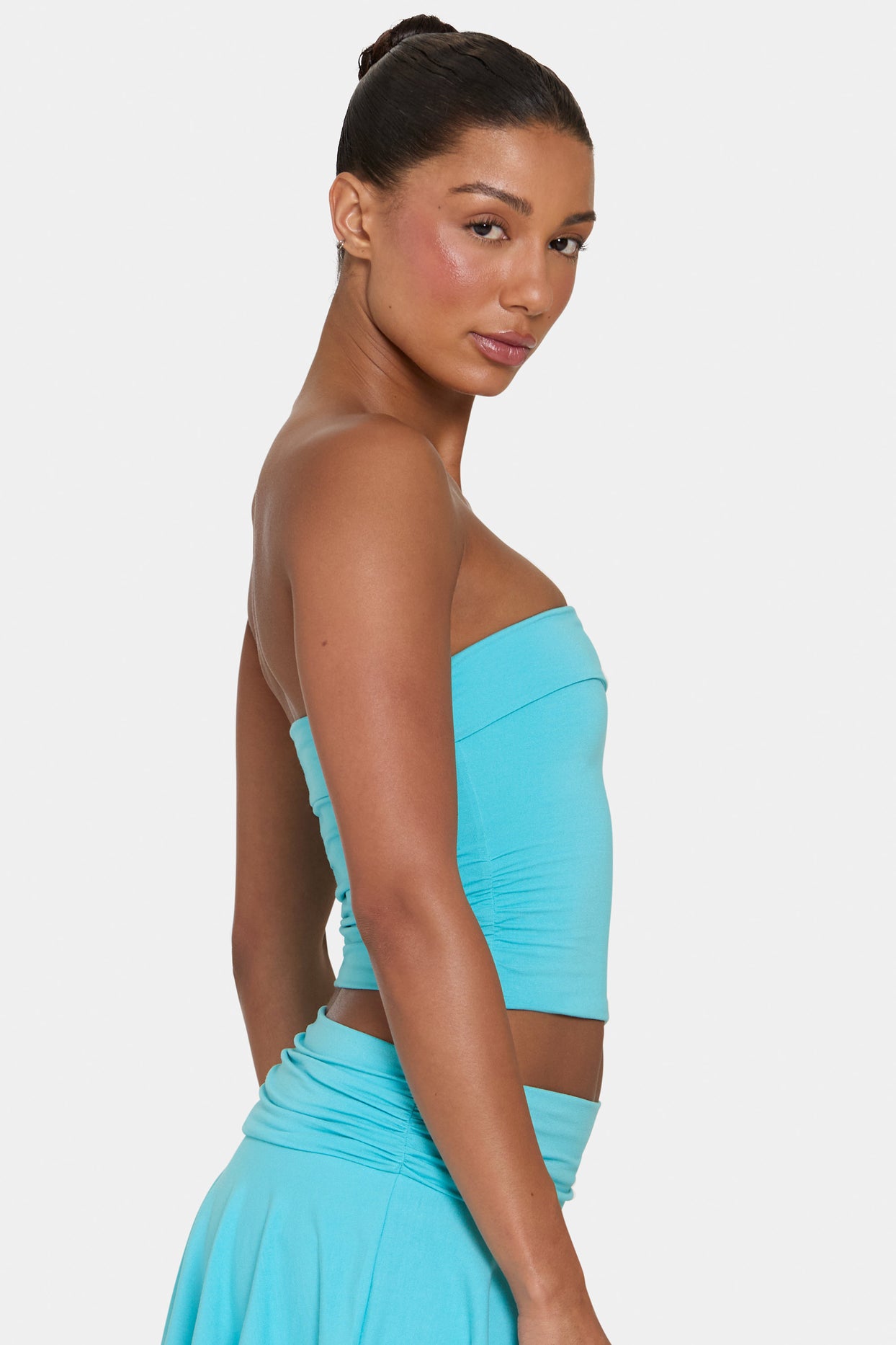 ButterCloud™ Tube Top in Aqua - 3
