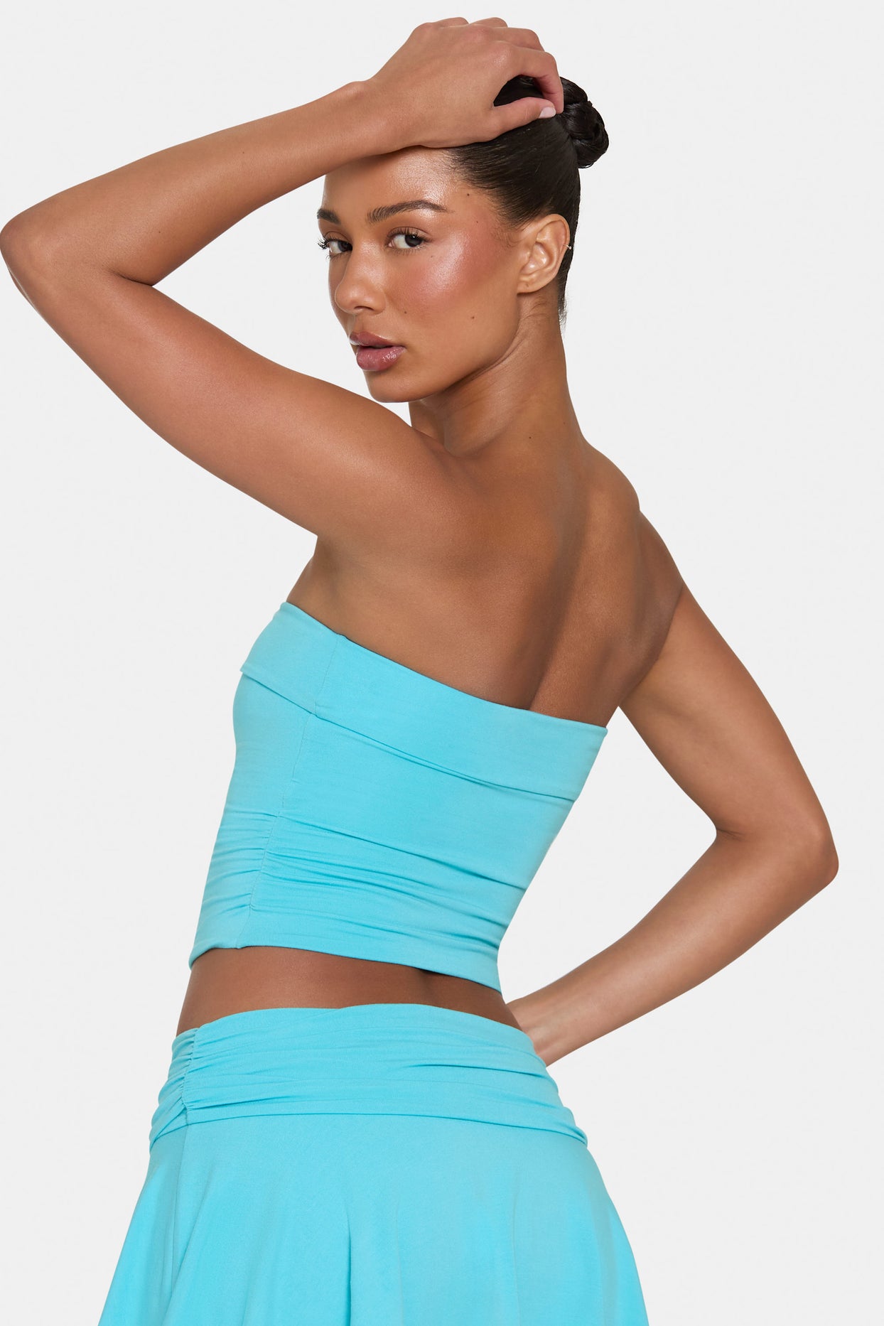 ButterCloud™ Tube Top in Aqua - 2