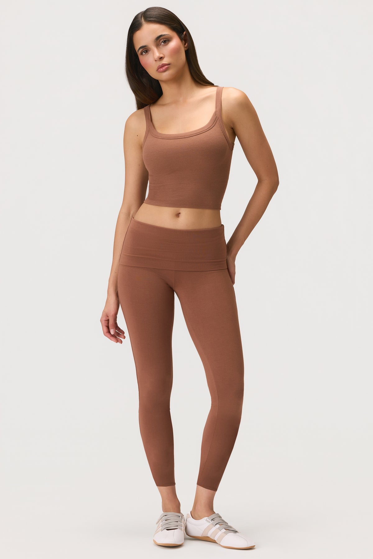 ButterCloud™ 7/8 Leggings in Cocoa - 1
