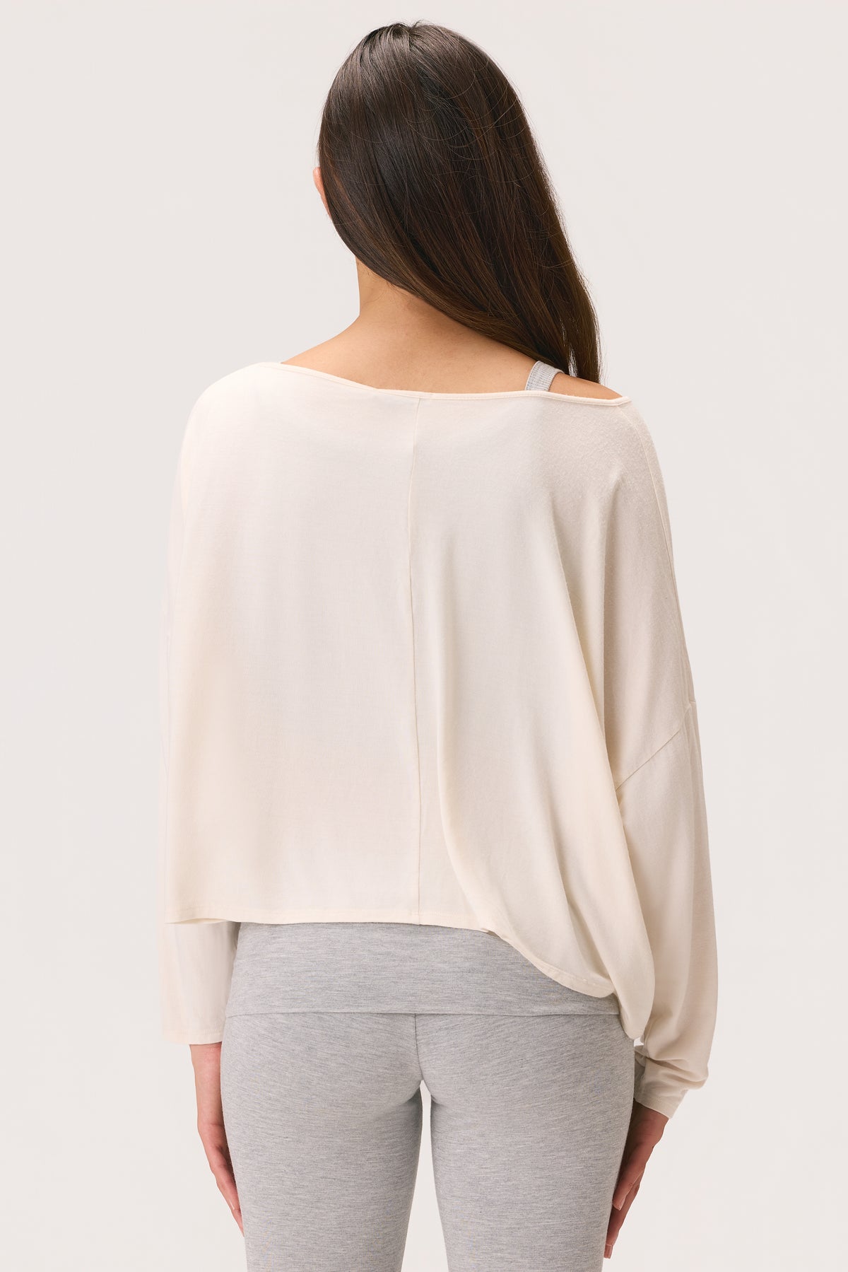 ButterCloud™ Slouchy Off-Shoulder Top in Coconut - 2