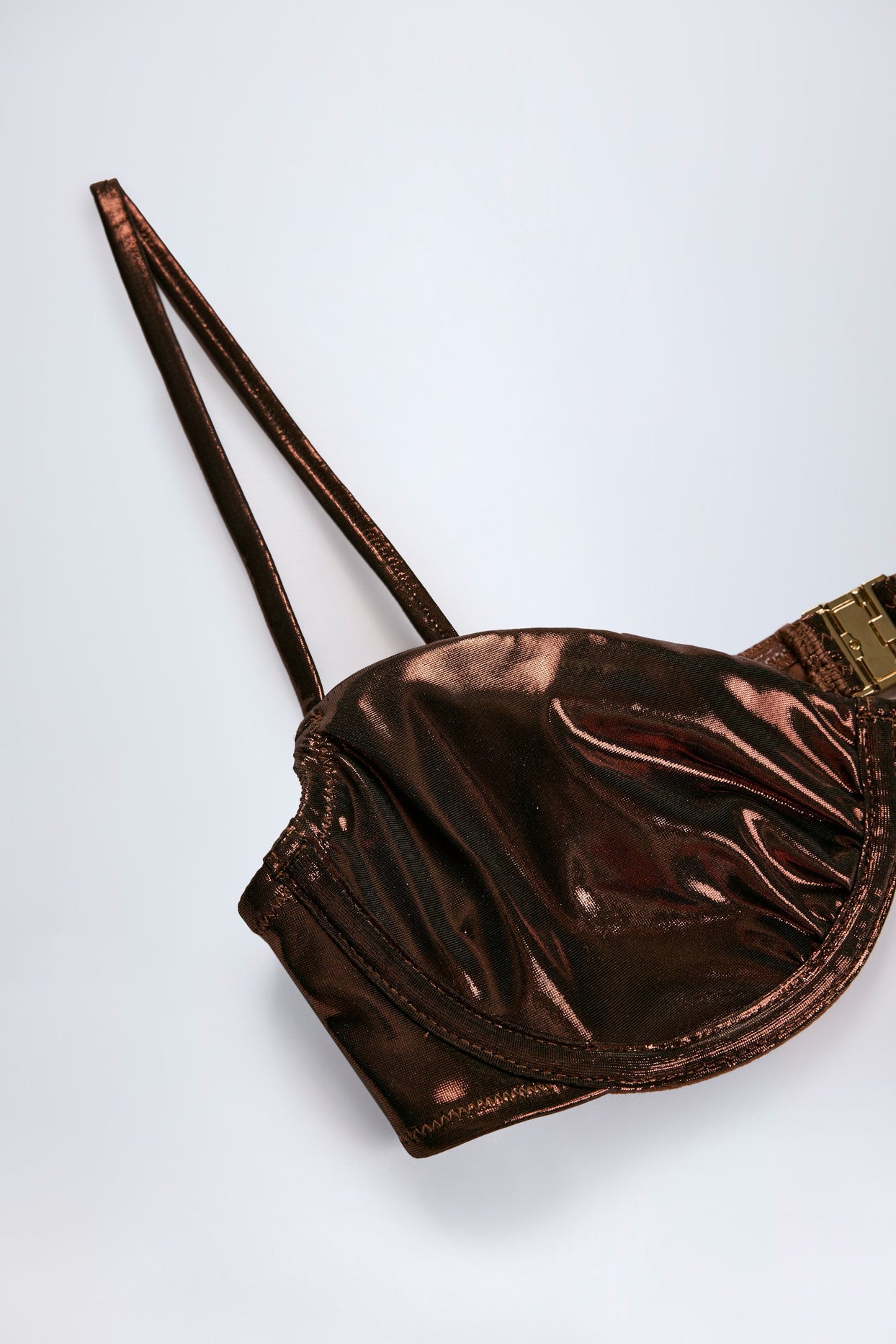 Underwired Bikini Top in Bronze - 6