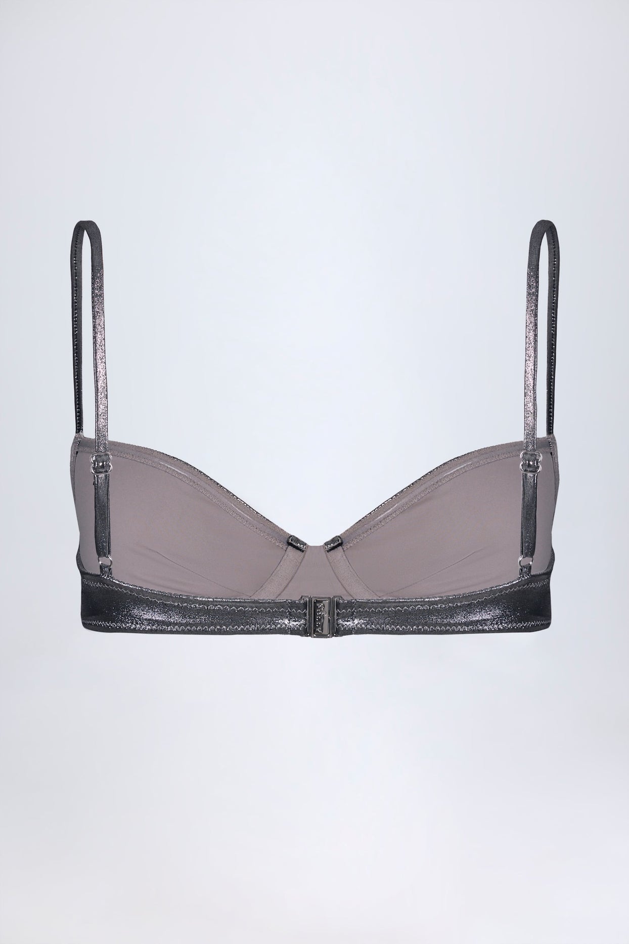 Underwired Bikini Top in Silver - 5