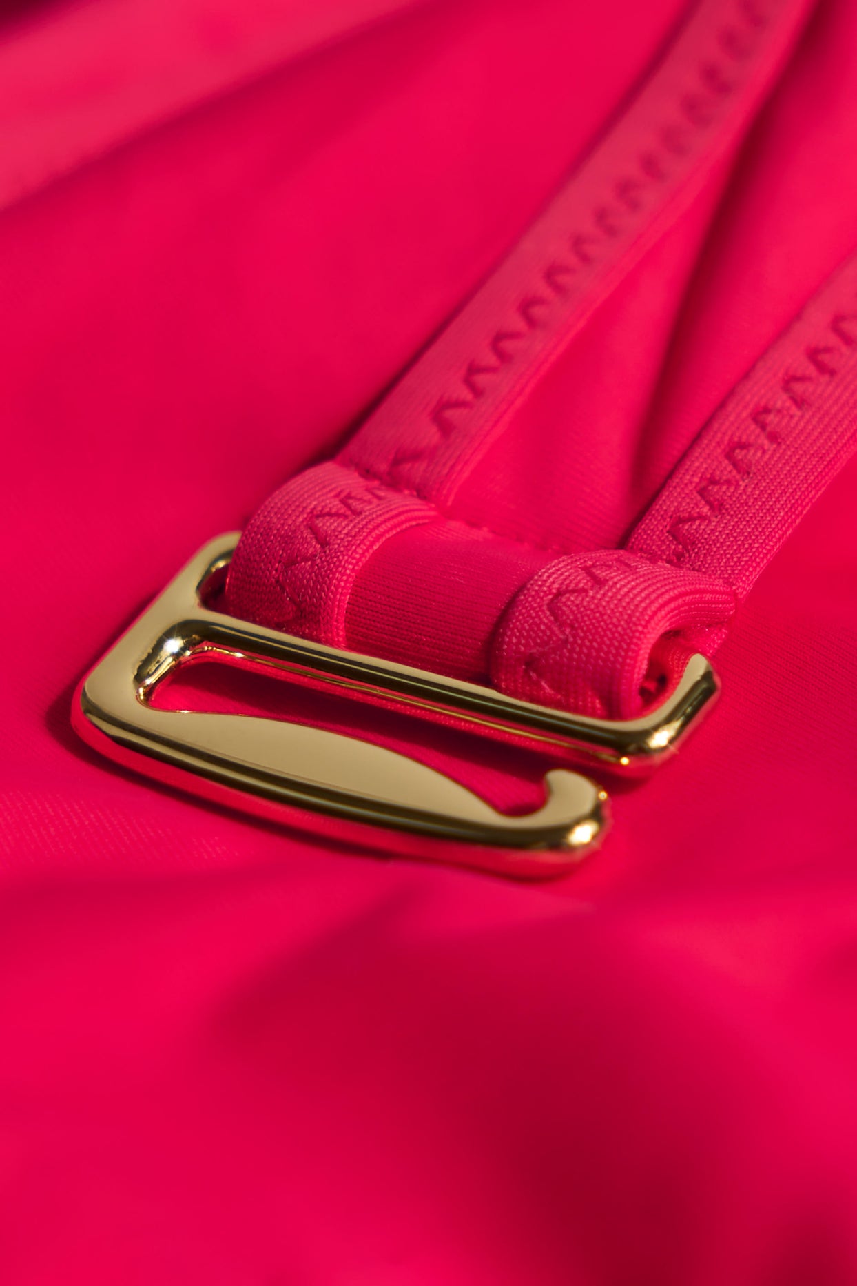 Metallic Layered Swimsuit in Fuchsia - 6